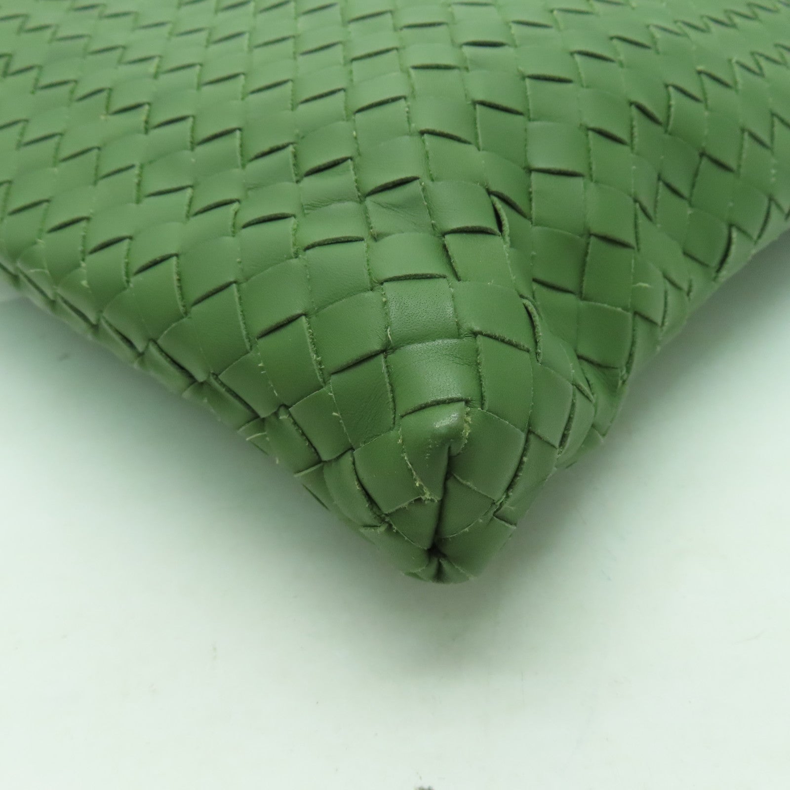 BOTTEGA VENETA 織紋皮革Shoulder Bag肩背袋綠色