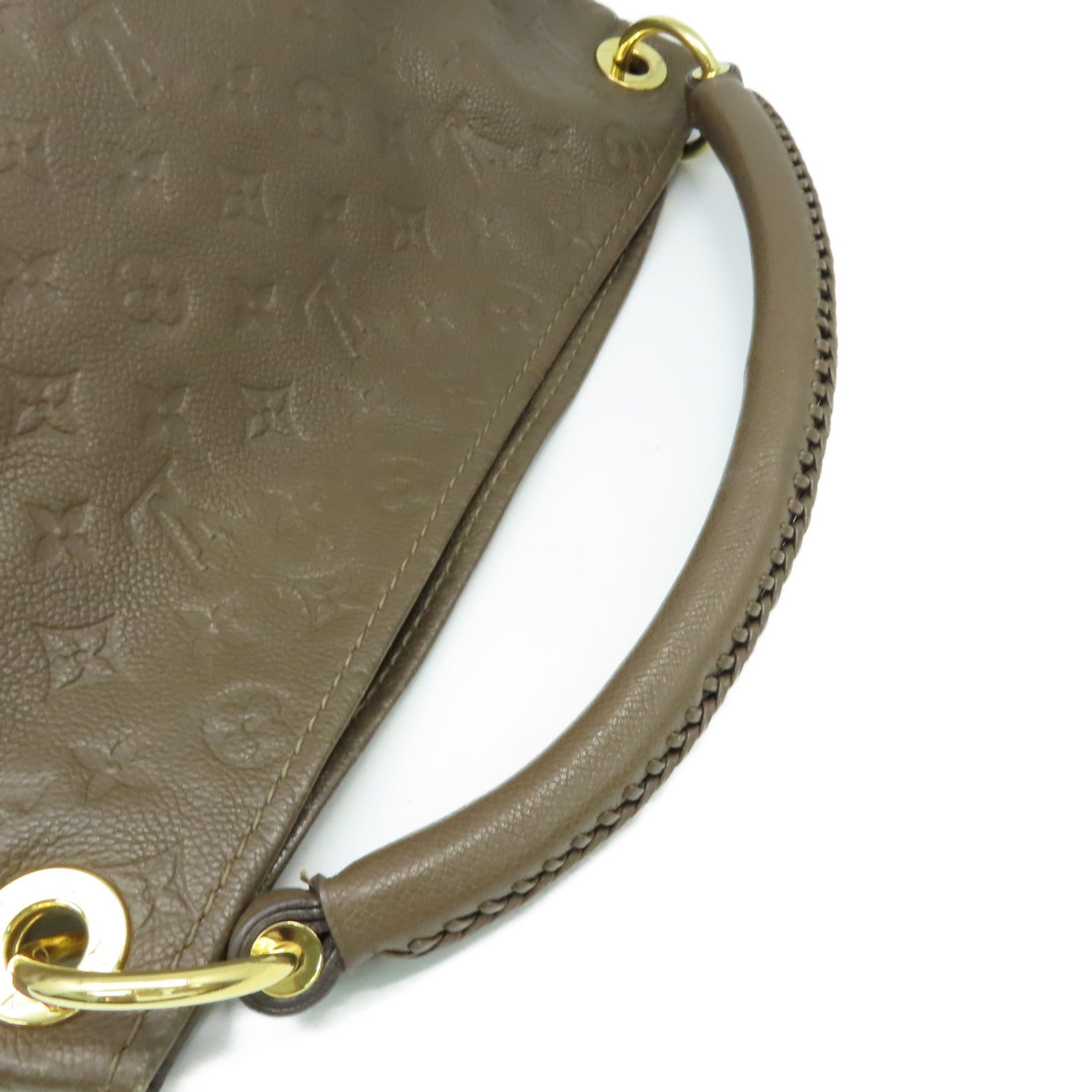 LOUIS VUITTON Monogram Empreinte Artsy MM Shoulder Bag肩背袋啡色