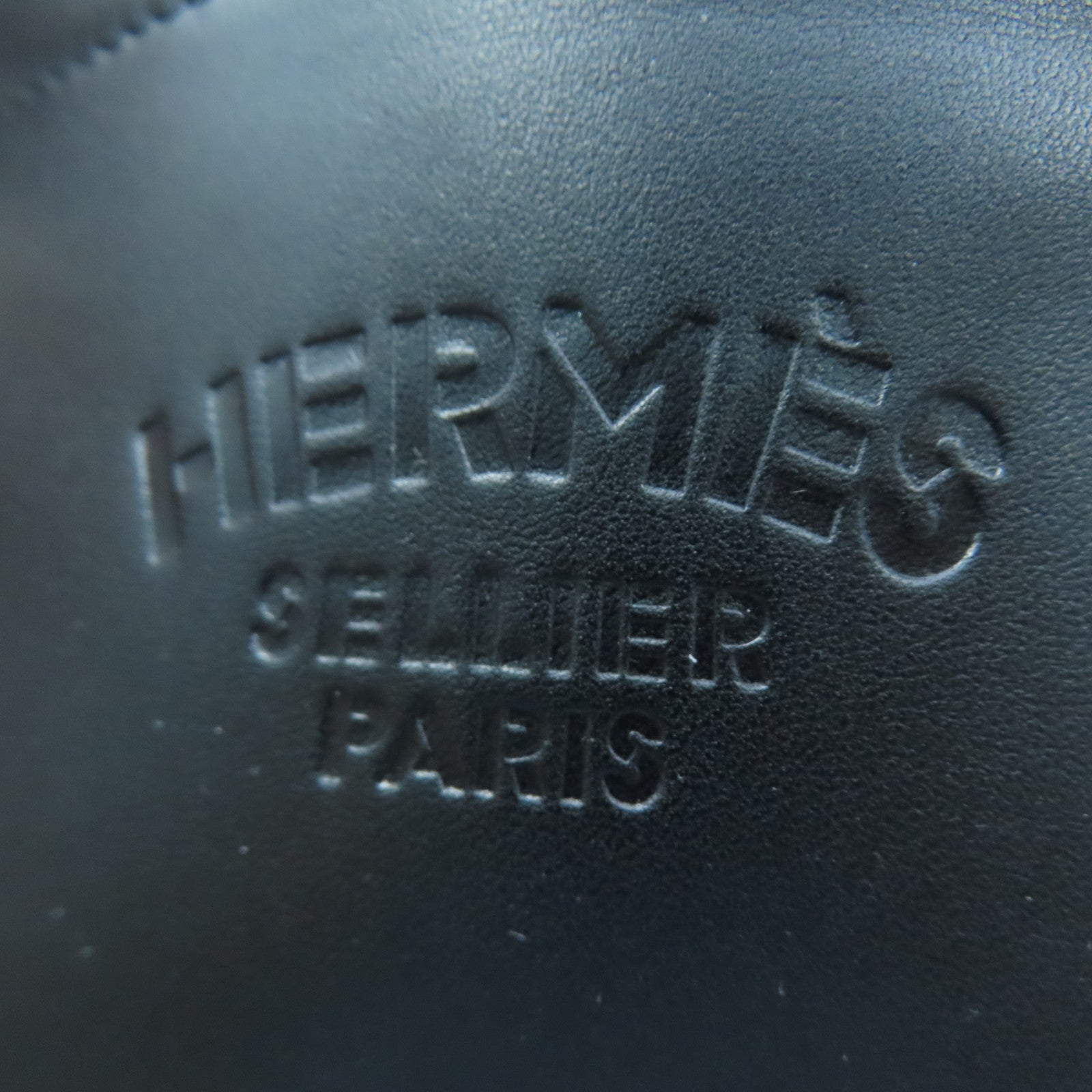 HERMES Swift Leather Aline Silver Buckle Shoulder Bag Black