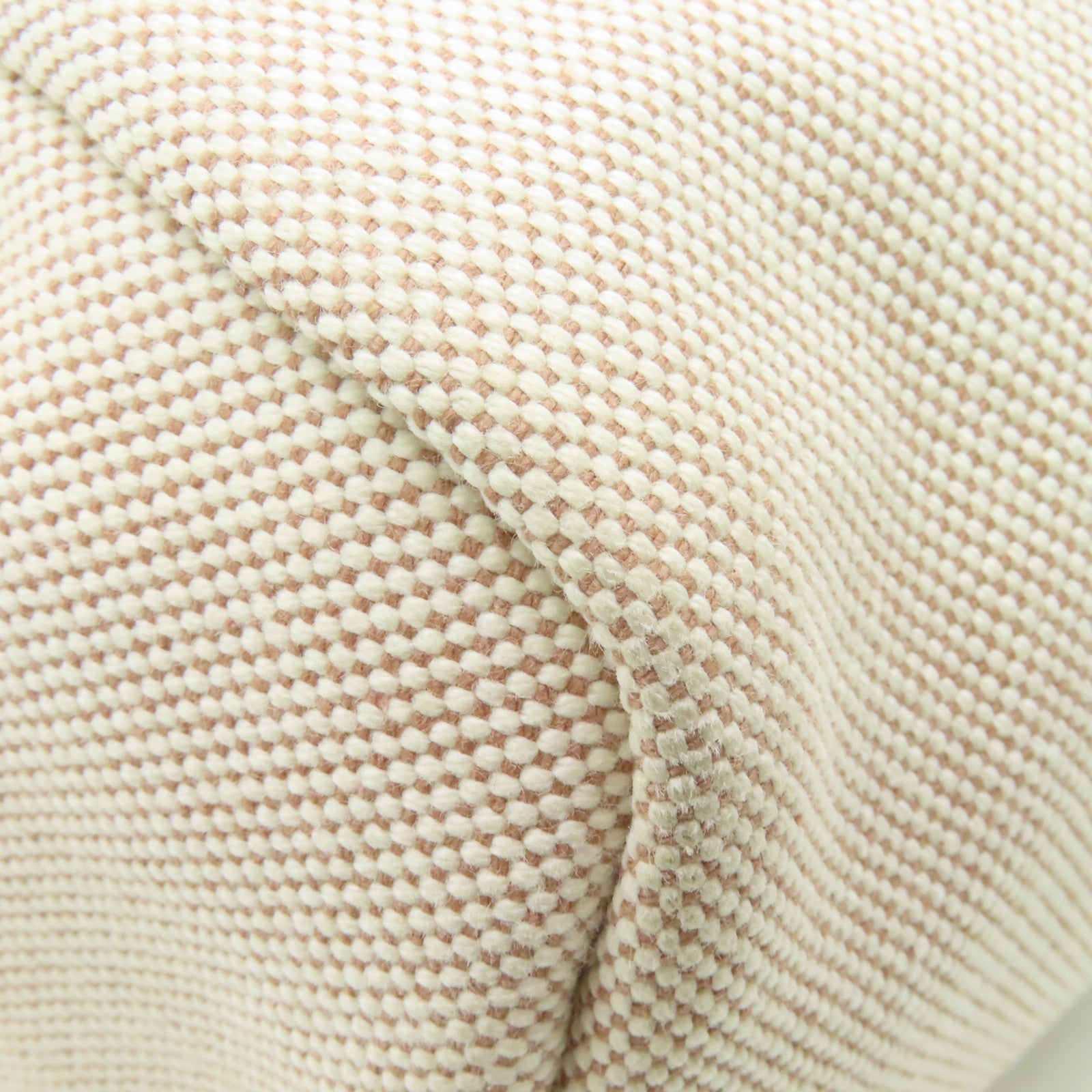 HERMES 帆布Herbag PM銀扣手挽肩背兩用袋Naturel Sable/Ecru米色/棕色