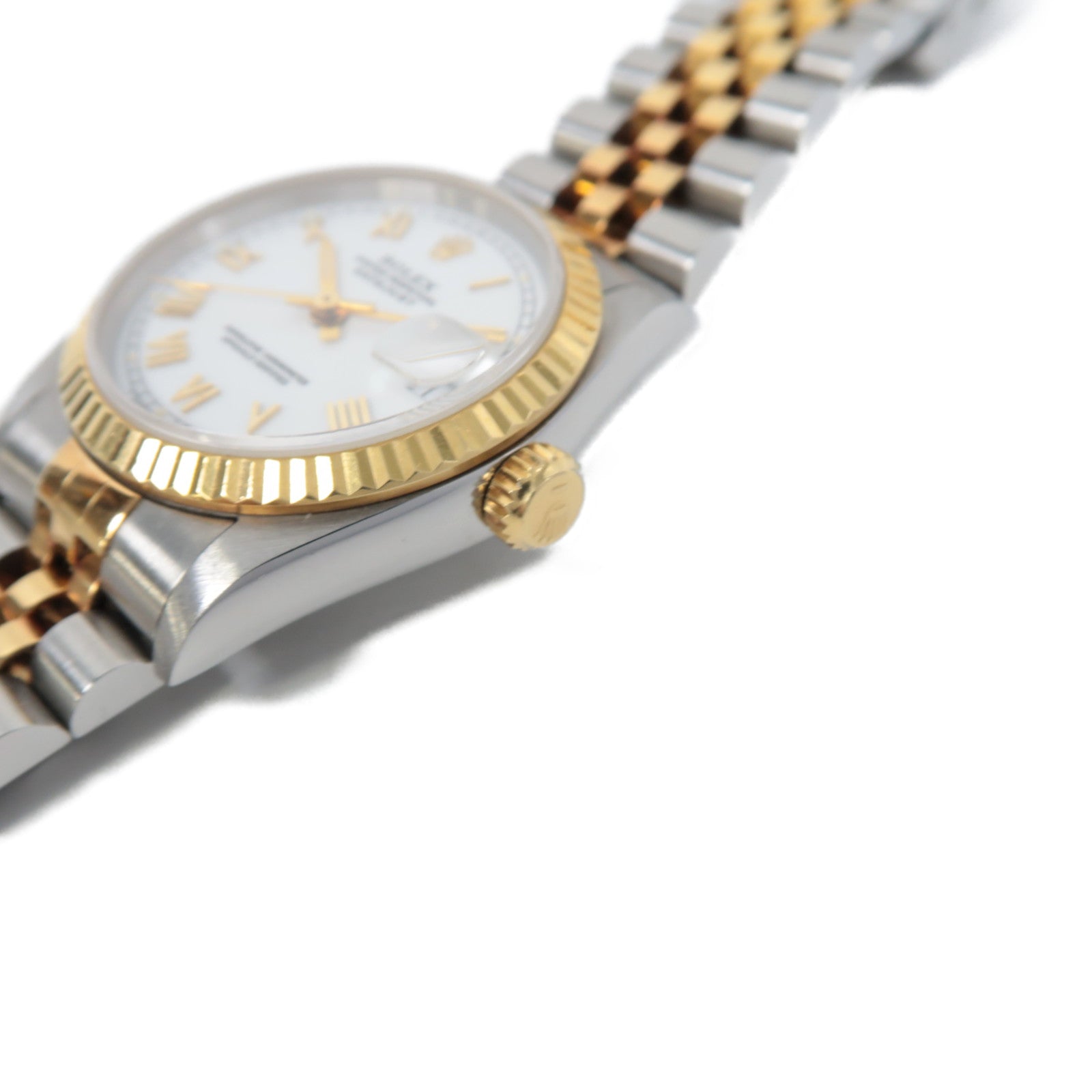 ROLEX Datejust不鏽鋼手錶自動機芯白色