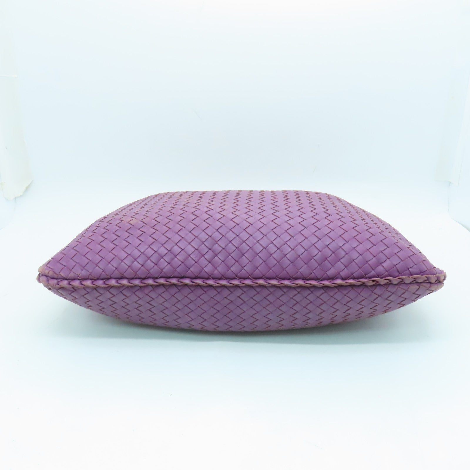 BOTTEGA VENETA 織紋皮革Hobo肩背袋紫色
