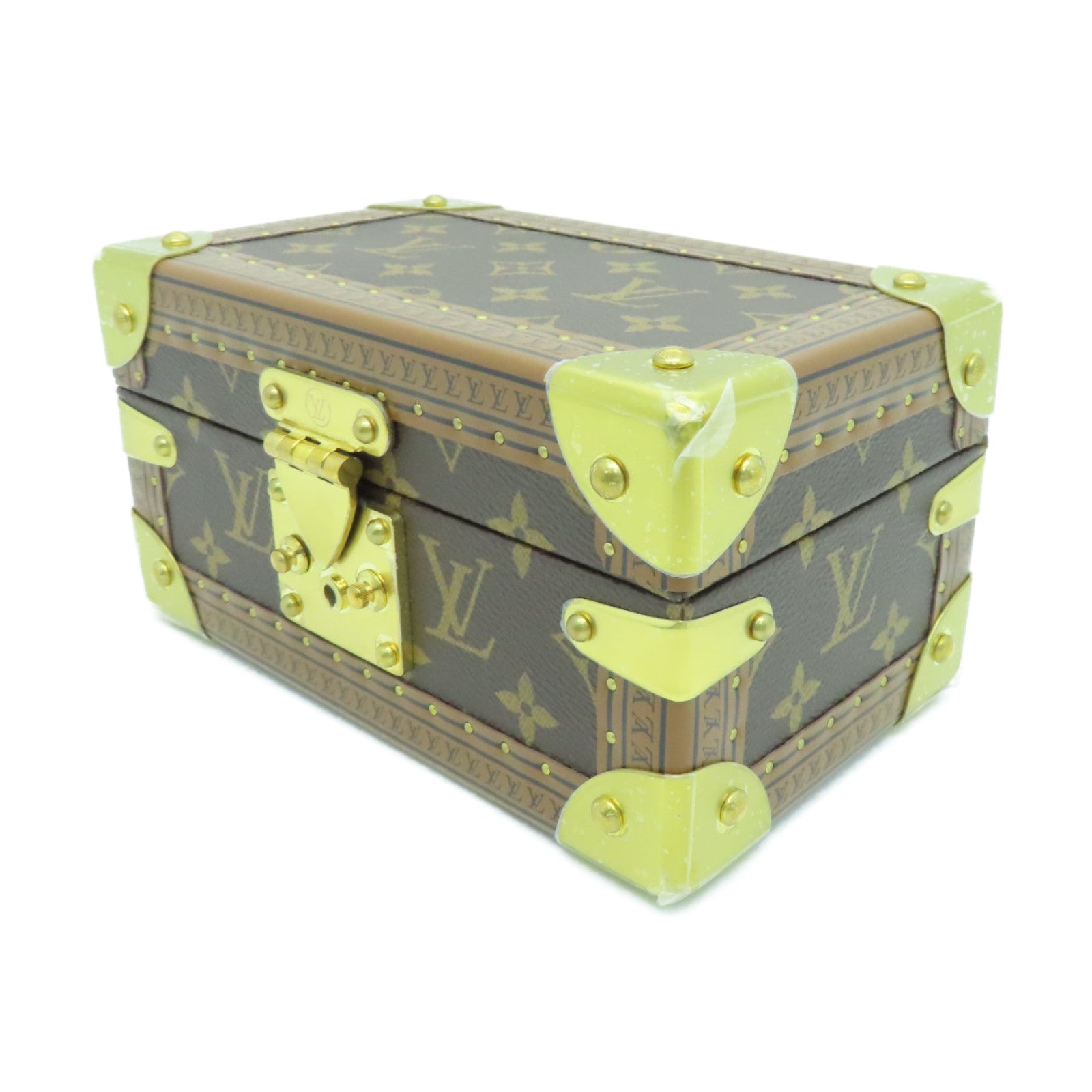 LOUIS VUITTON Monogram Coffret Tresor 20收納盒啡色