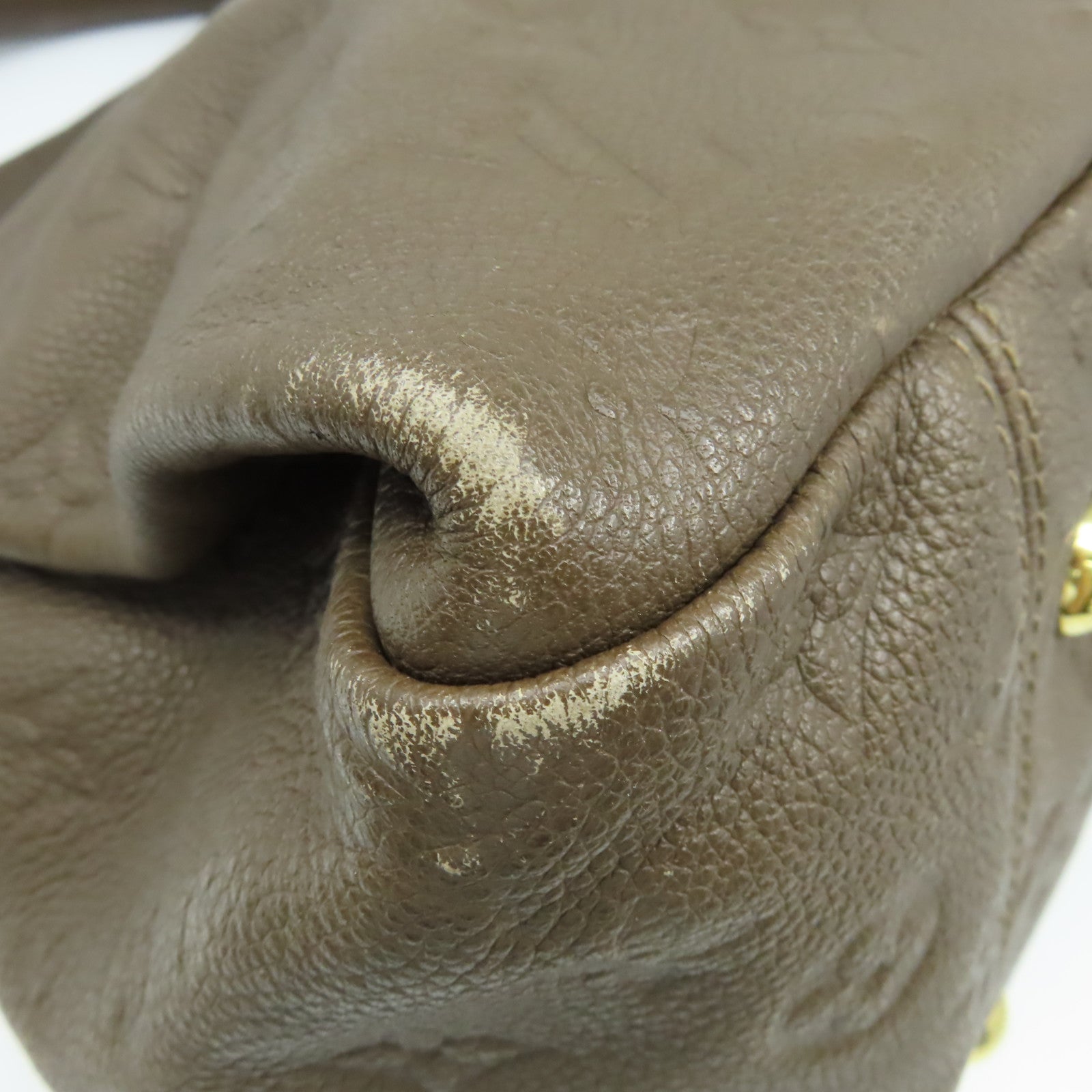 LOUIS VUITTON Monogram Empreinte Artsy MM Shoulder Bag肩背袋啡色
