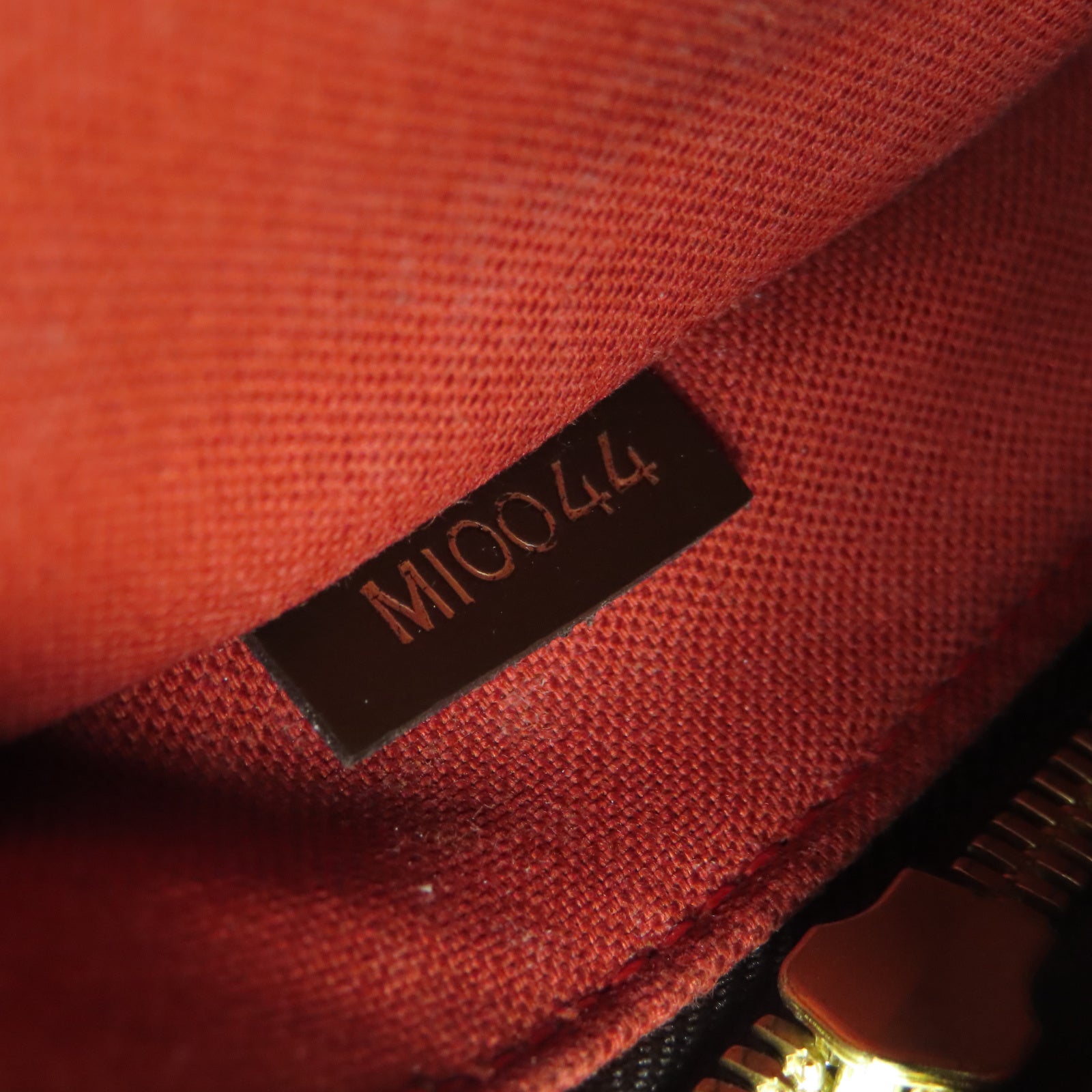 LOUIS VUITTON Damier Olav PM金扣肩背袋棕色