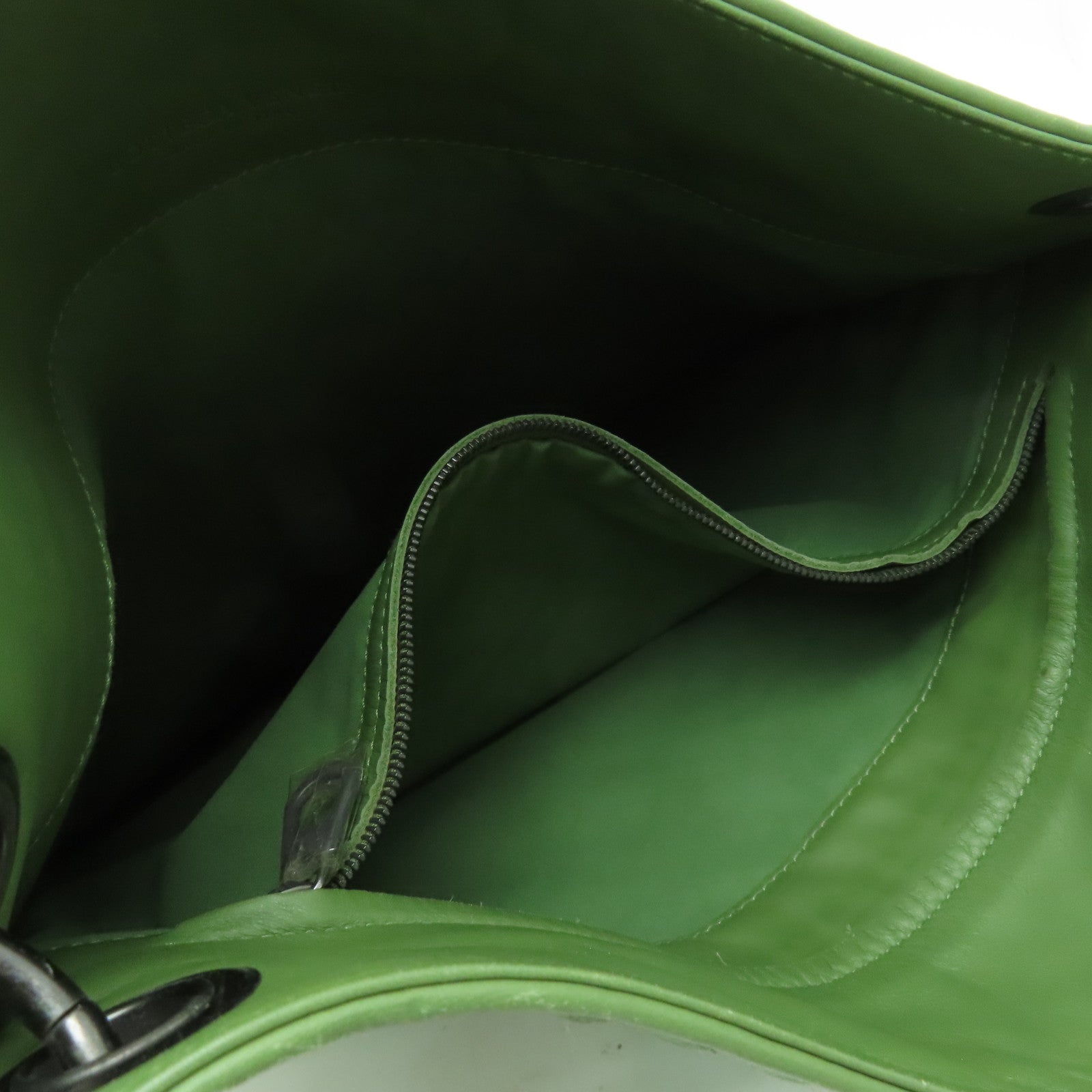 BOTTEGA VENETA 織紋皮革Shoulder Bag肩背袋綠色