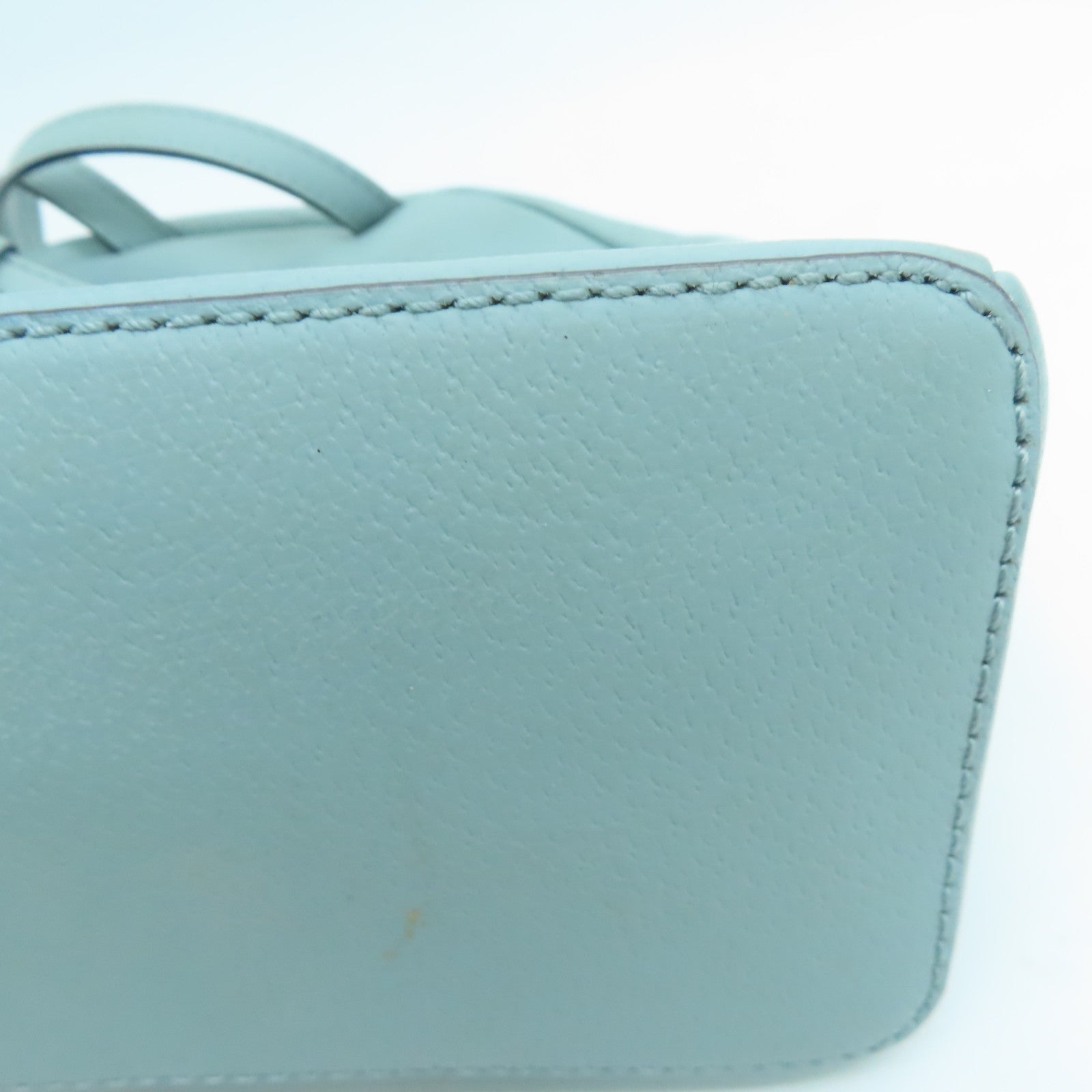 Kate Spade 牛皮皮革Backpack金扣背包蓝色