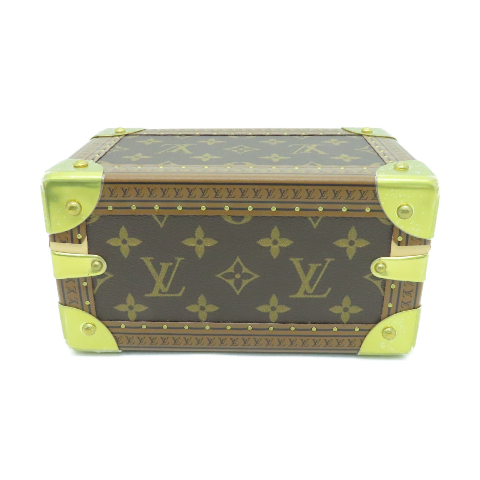 LOUIS VUITTON Monogram Coffret Tresor 20收納盒啡色