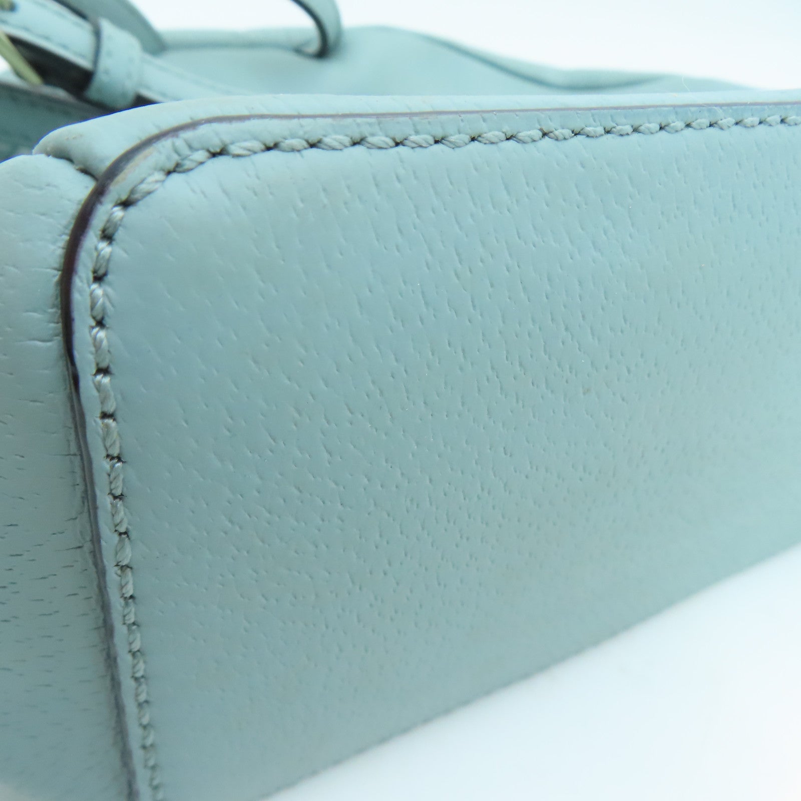 Kate Spade 牛皮皮革Backpack金扣背包蓝色