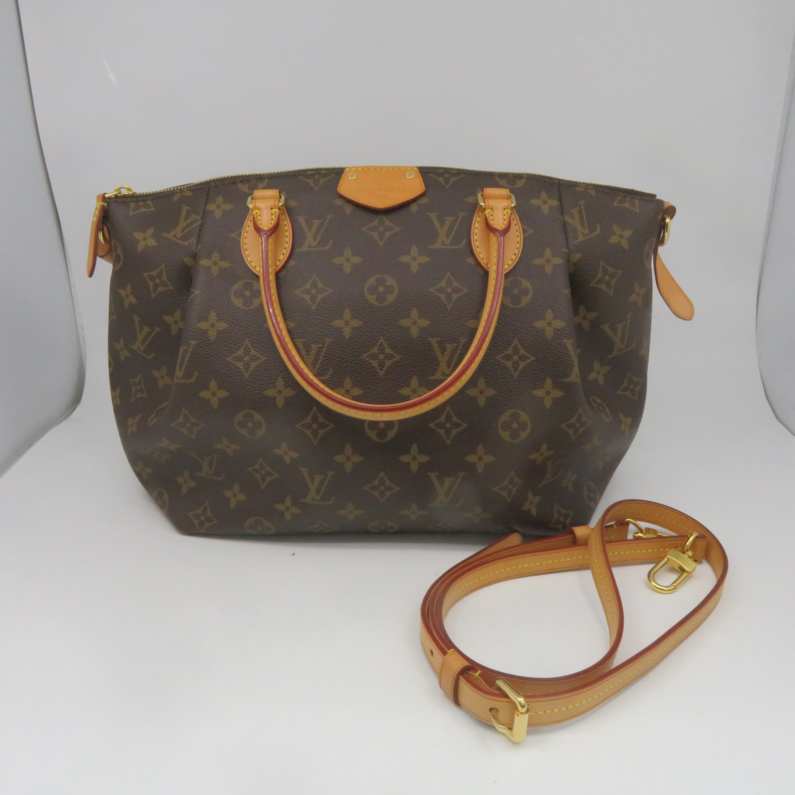 LOUIS VUITTON Monogram Turenne MM M48814肩背袋啡色