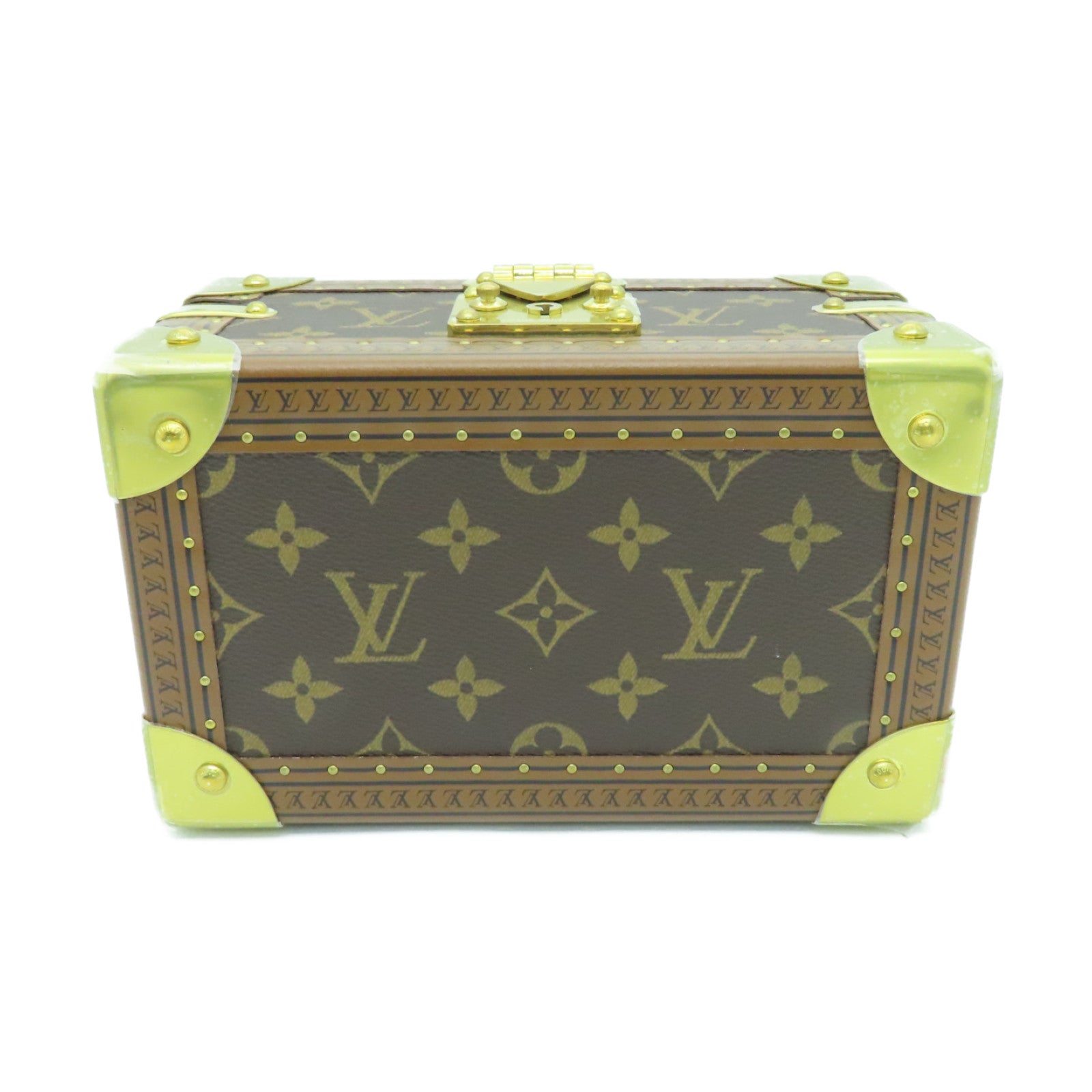LOUIS VUITTON Monogram Coffret Tresor 20收納盒啡色