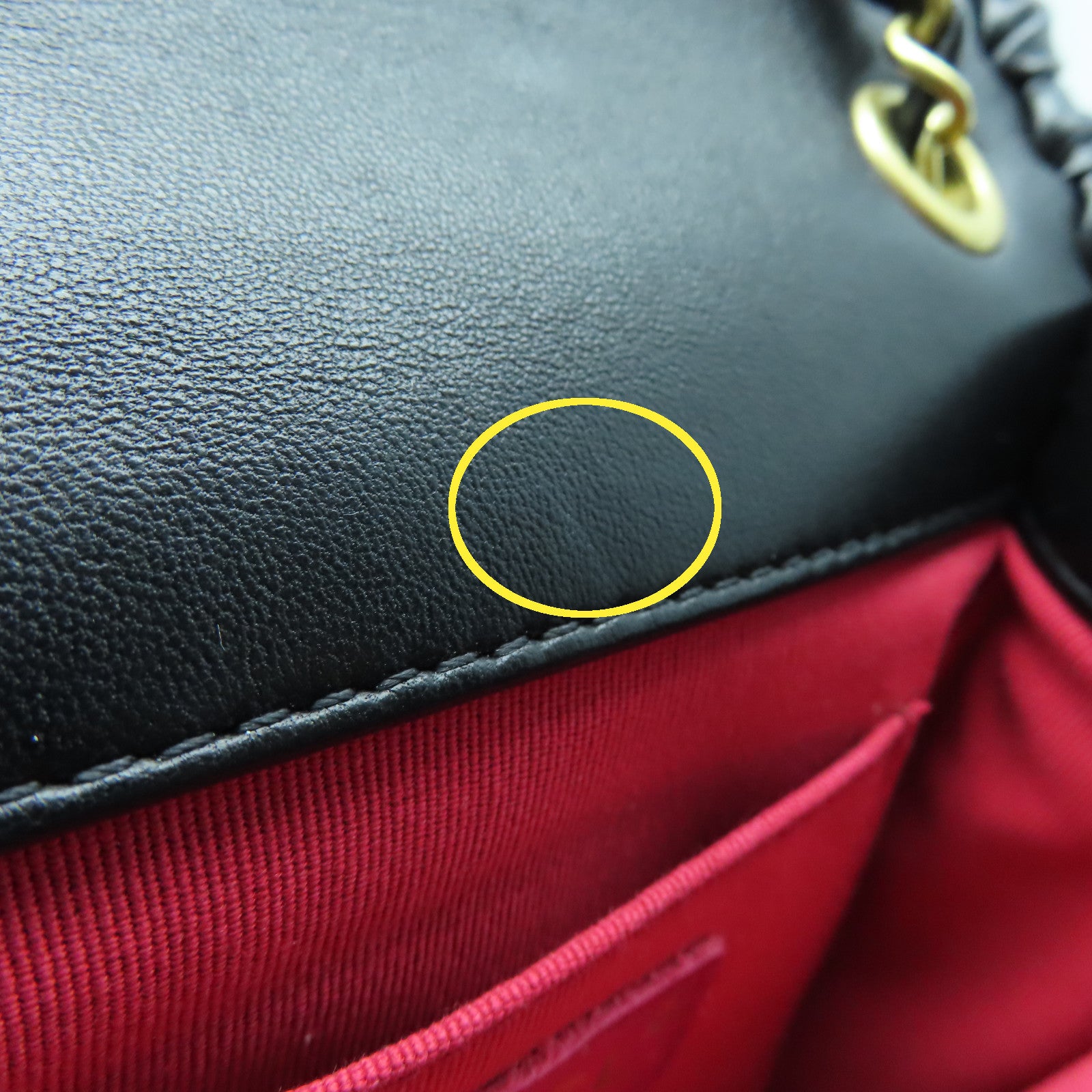 CHANEL 菱格羊皮皮革Mini Flap Bag金扣链带肩背袋黑色
