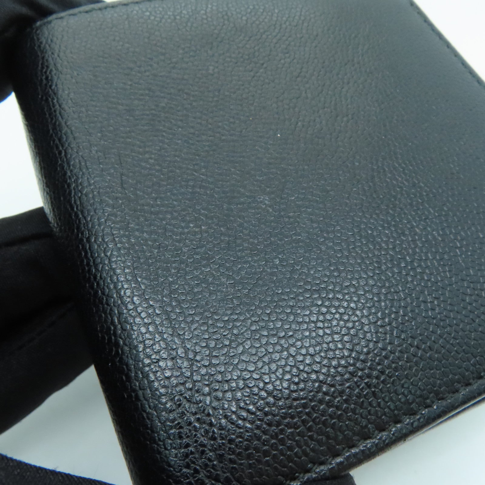 CHANEL 【激減優惠】Caviar皮革Wallet錢包黑色