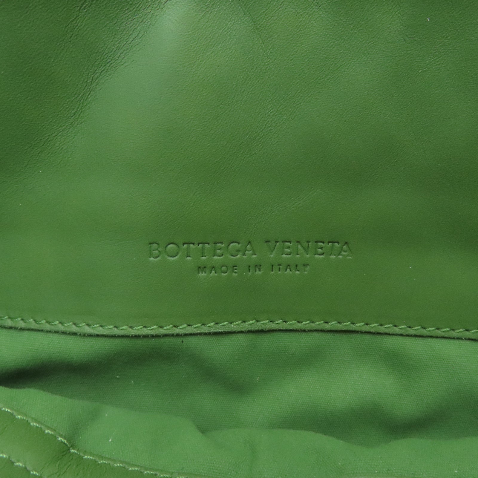 BOTTEGA VENETA 織紋皮革Shoulder Bag肩背袋綠色