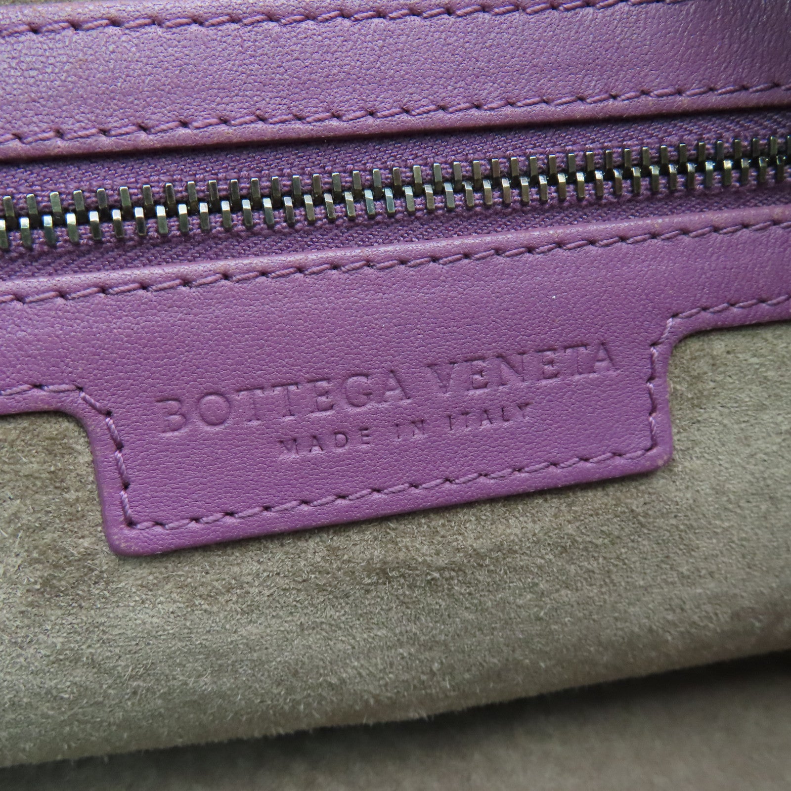 BOTTEGA VENETA 織紋皮革Hobo肩背袋紫色