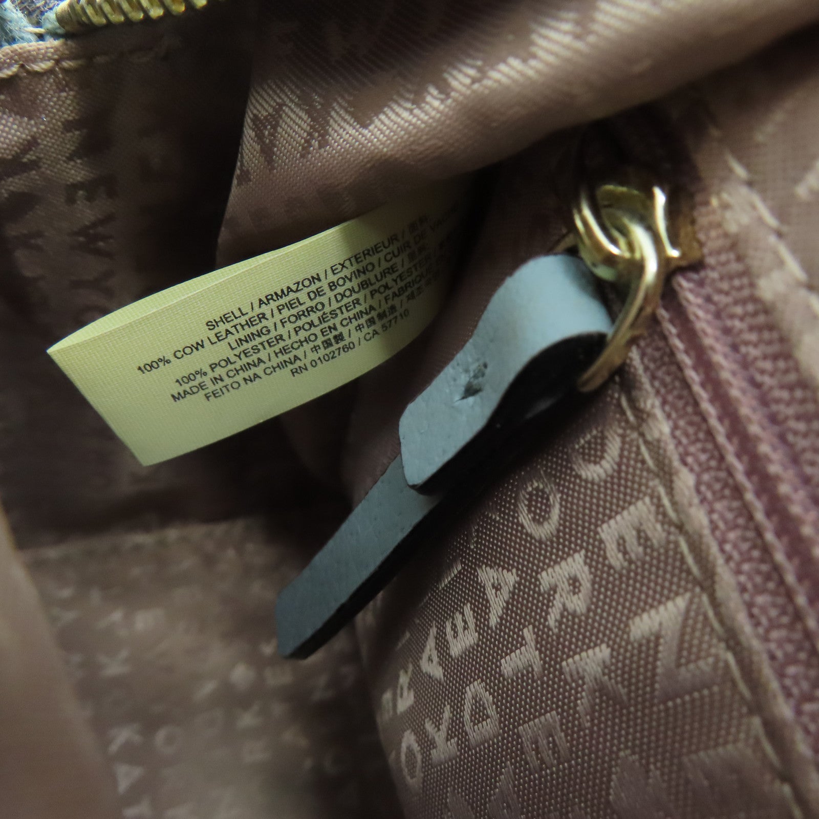 Kate Spade 牛皮皮革Backpack金扣背包蓝色
