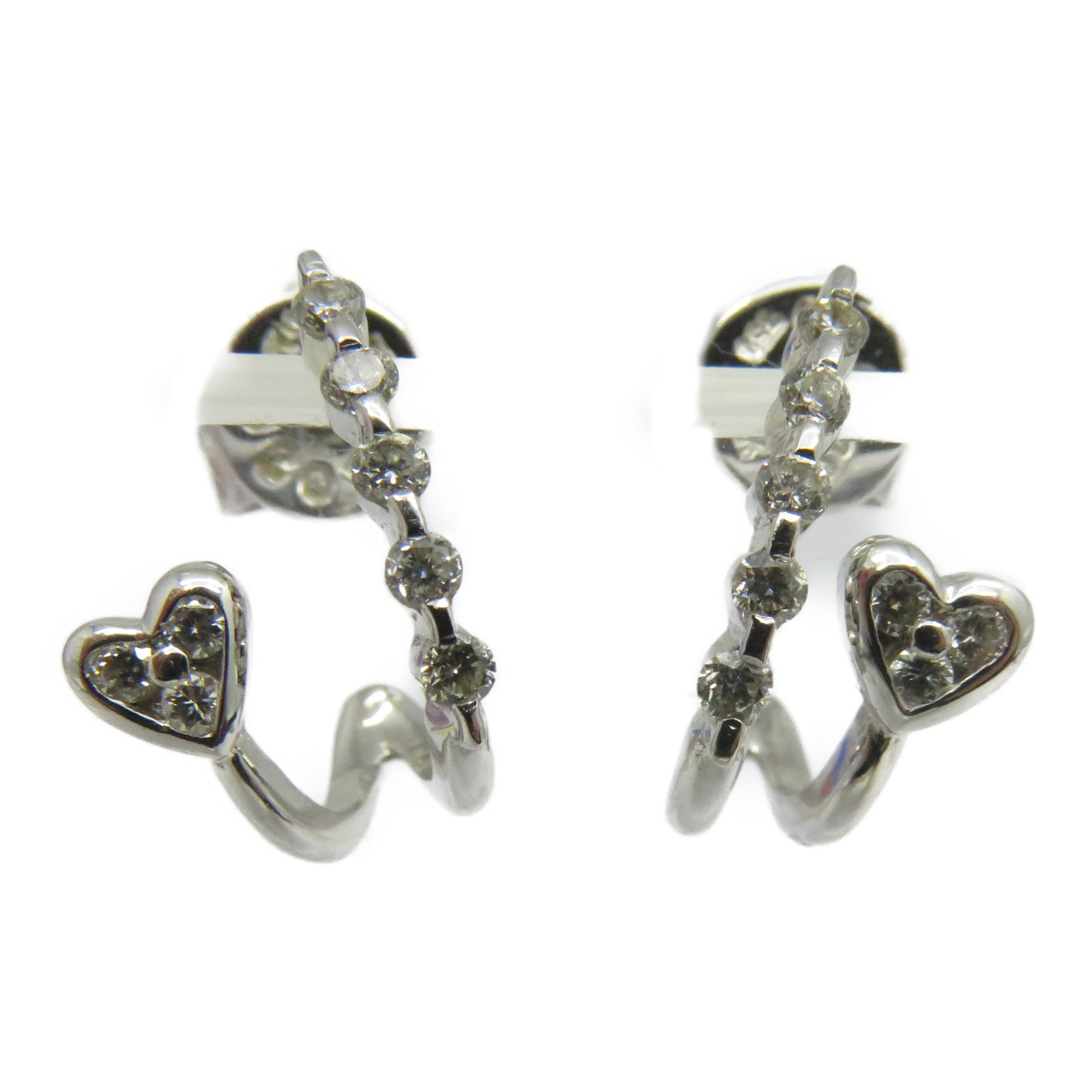 JEWELRY 18K白金Diamond Earrings 0.20ct鑽石耳環