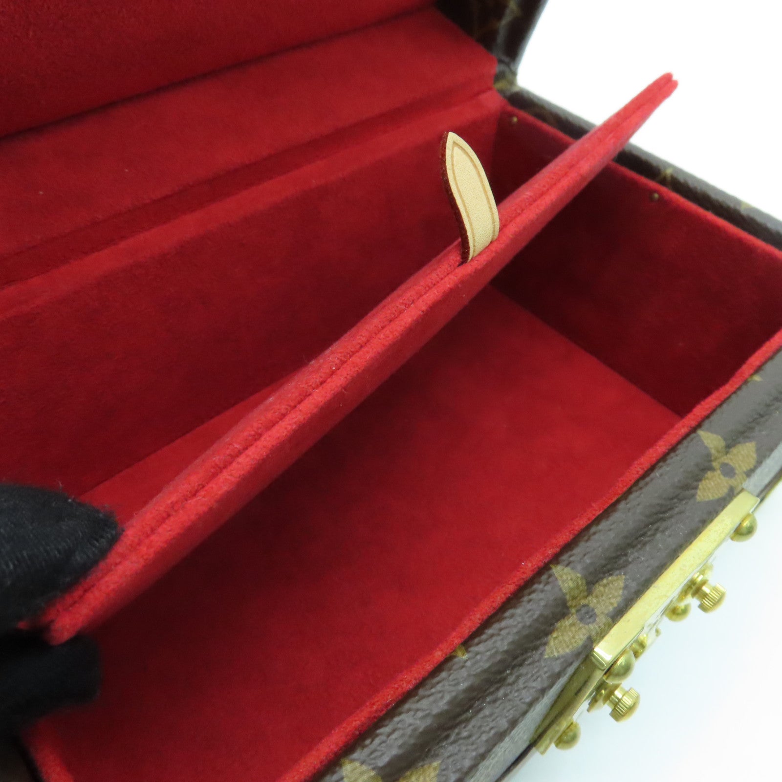 LOUIS VUITTON Monogram Coffret Tresor 20收納盒啡色