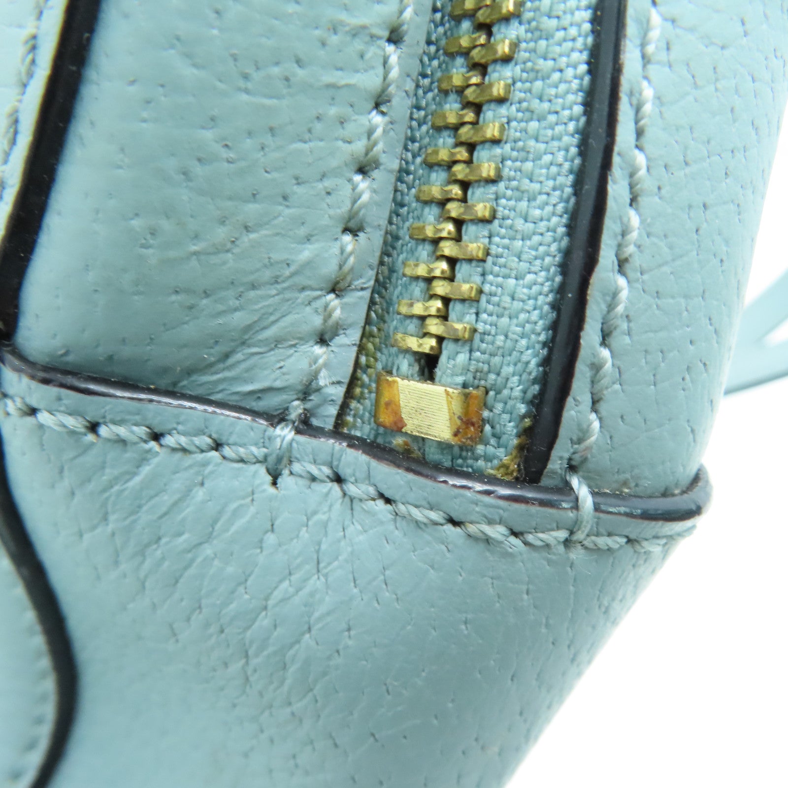 Kate Spade 牛皮皮革Backpack金扣背包蓝色