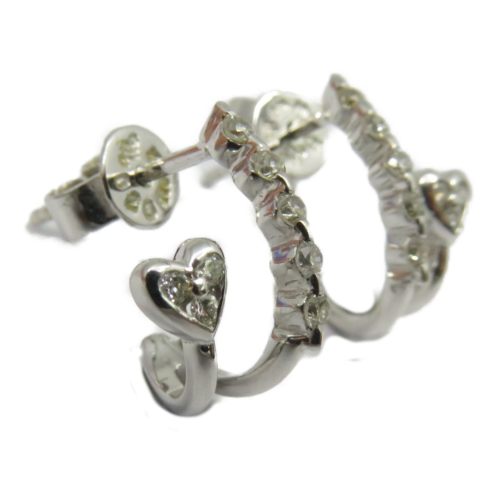 JEWELRY 18K白金Diamond Earrings 0.20ct鑽石耳環
