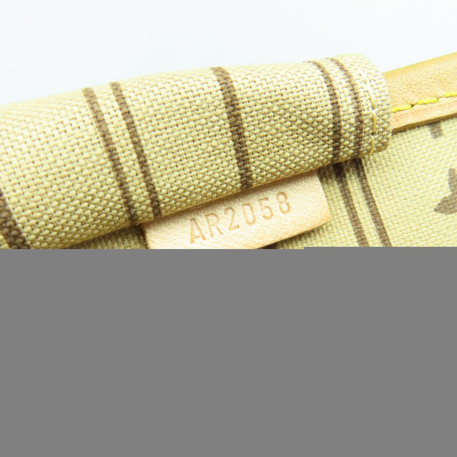LOUIS VUITTON Monogram Neverfull MM金扣手挽袋啡色