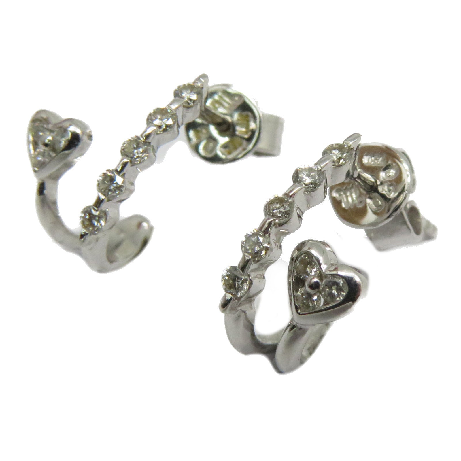 JEWELRY 18K白金Diamond Earrings 0.20ct鑽石耳環