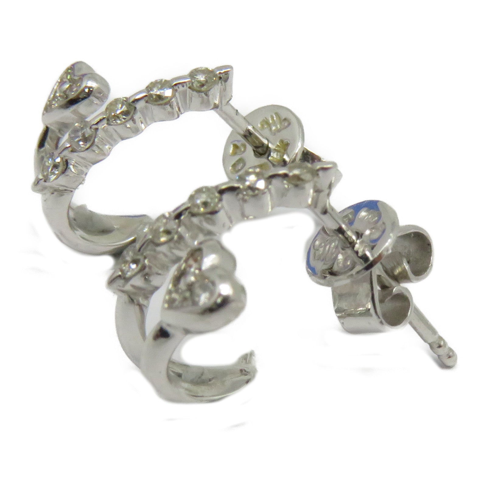 JEWELRY 18K白金Diamond Earrings 0.20ct鑽石耳環
