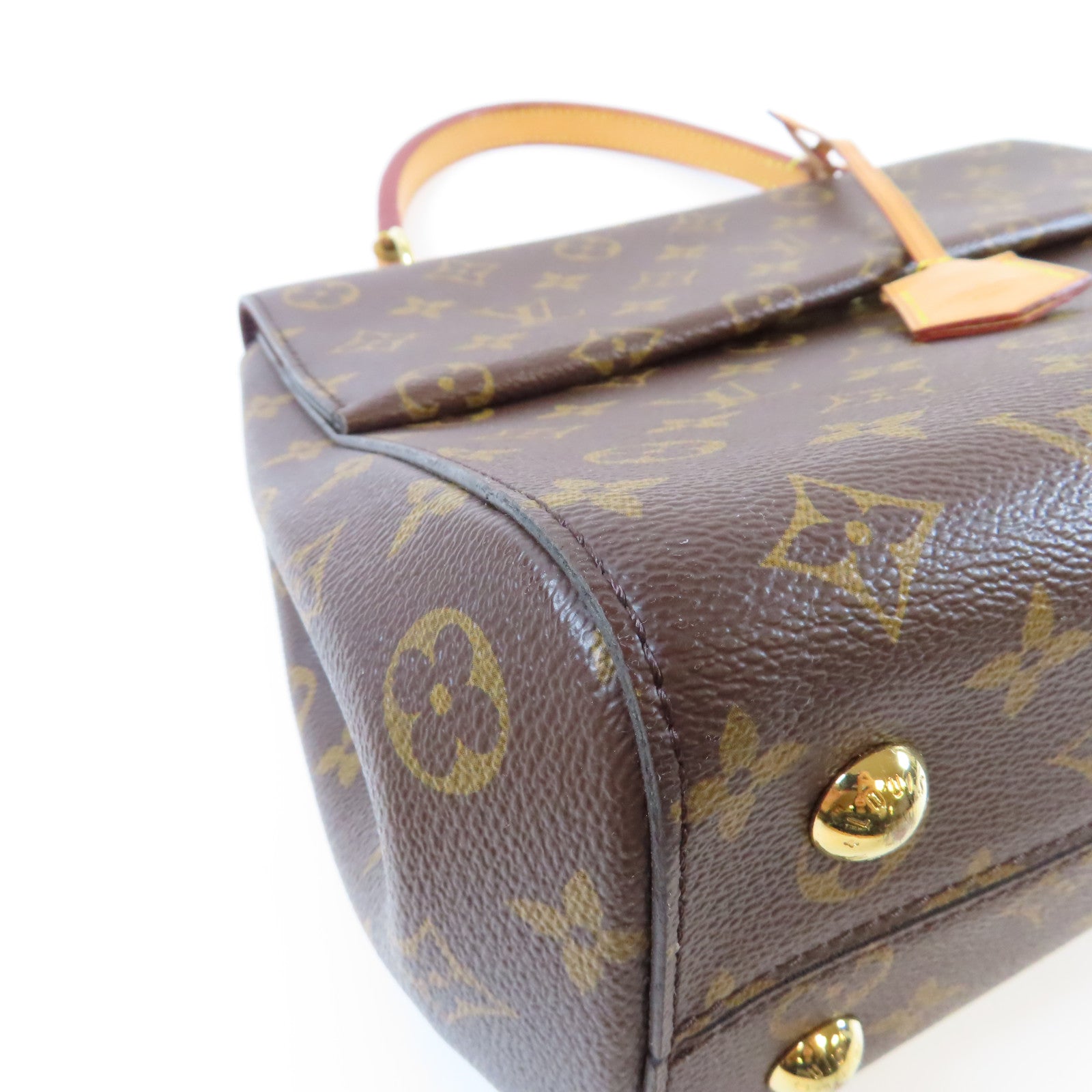 LOUIS VUITTON Monogram Cluny MM金扣手挽肩背兩用袋啡色