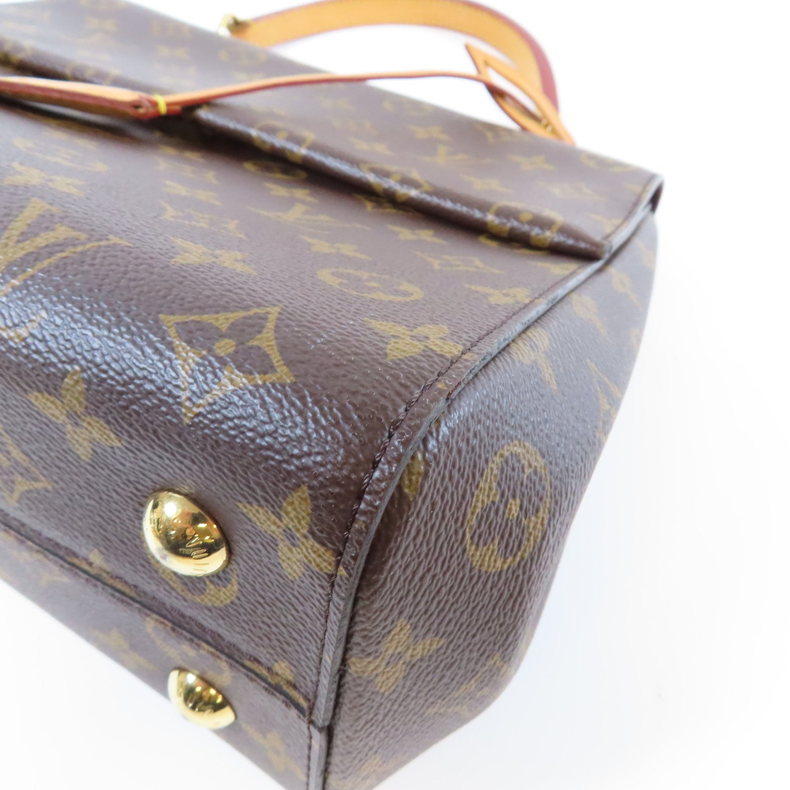 LOUIS VUITTON Monogram Cluny MM金扣手挽肩背兩用袋啡色