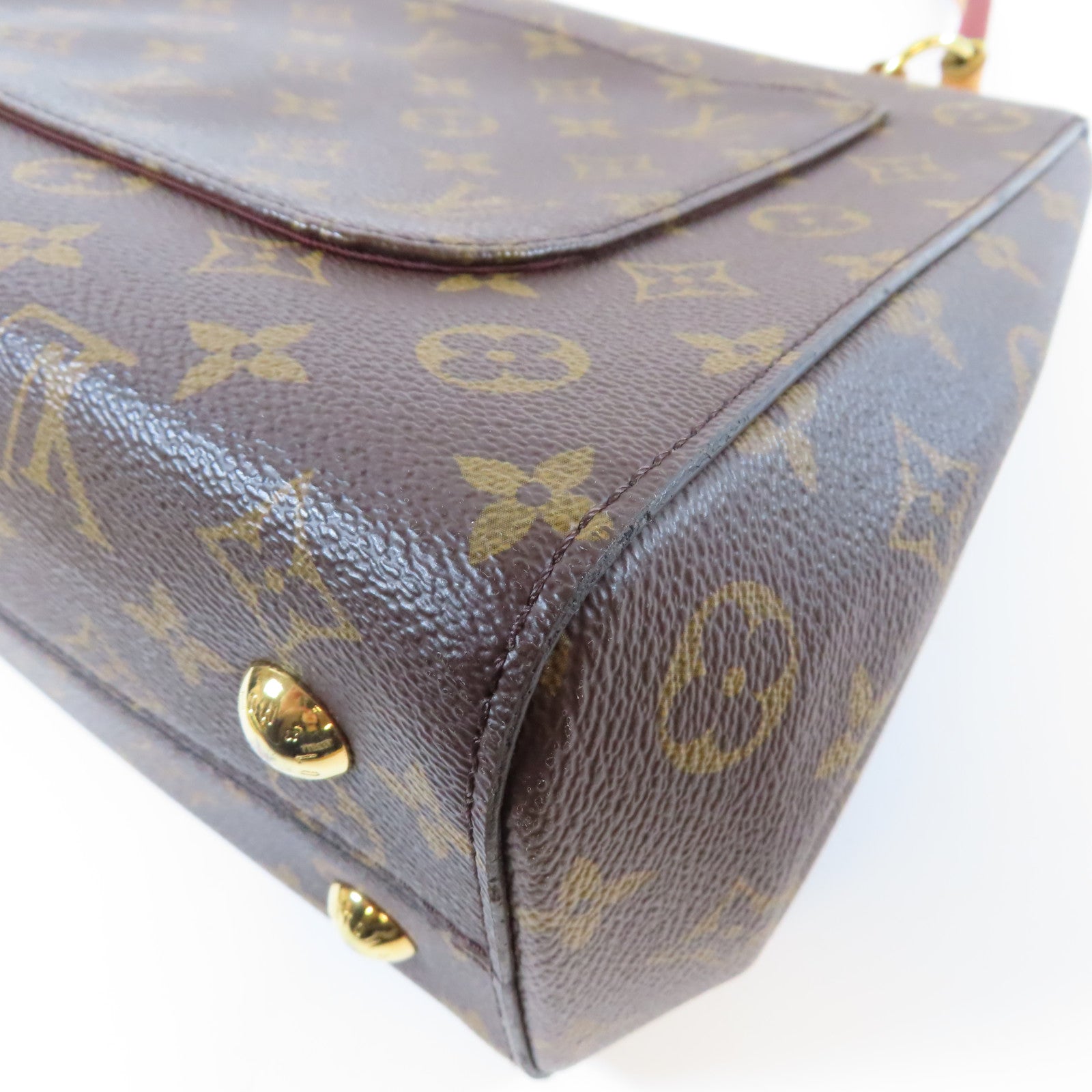 LOUIS VUITTON Monogram Cluny MM金扣手挽肩背兩用袋啡色