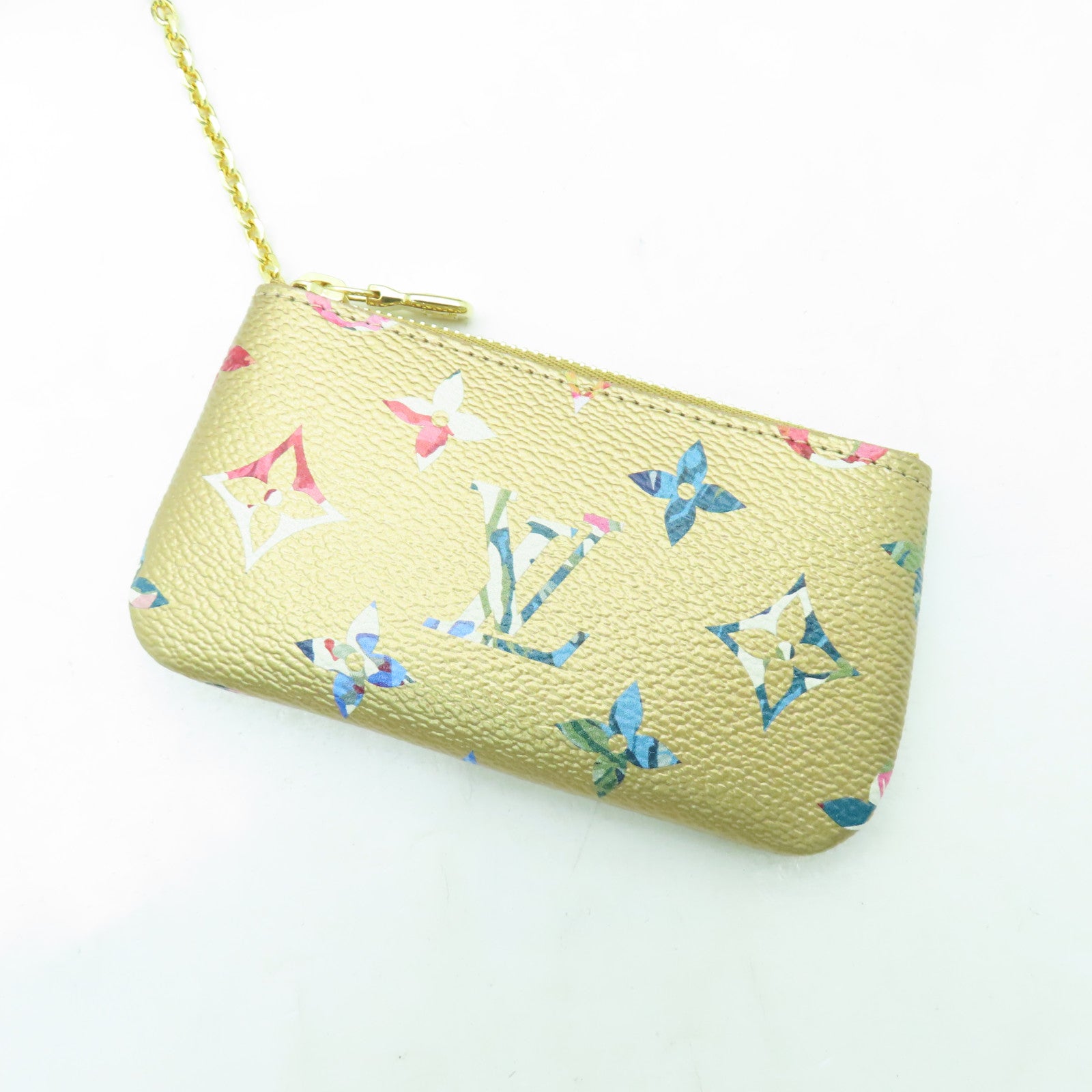 LOUIS VUITTON Monogram Nano Bucket金扣手挽肩背兩用袋金色