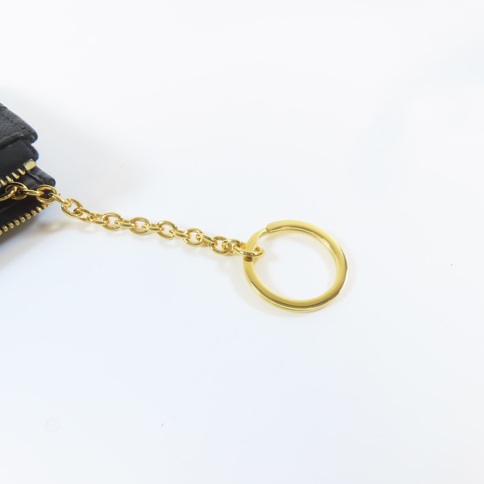 PRADA Saffiano皮革Key Case金扣鎖匙包黑色