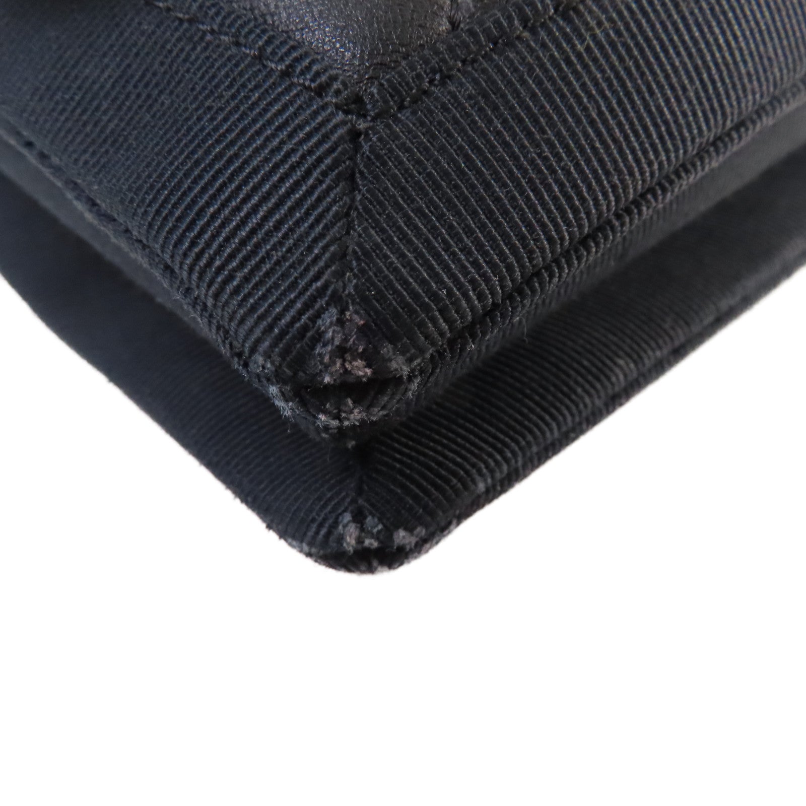CHANEL 菱格羊皮皮革Chain Shoulder Bag鏈帶肩背袋黑色