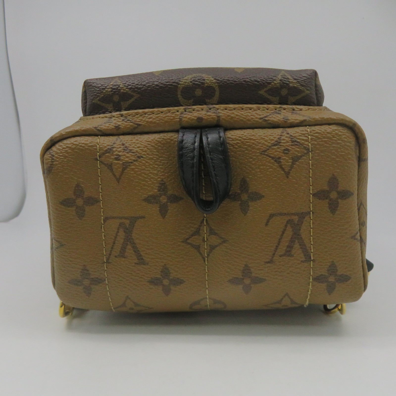 LOUIS VUITTON Monogram Plam Springs backpack Mini金扣肩背袋啡色