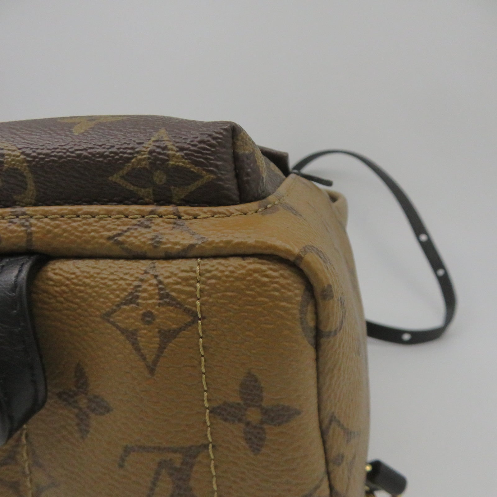 LOUIS VUITTON Monogram Plam Springs backpack Mini金扣肩背袋啡色