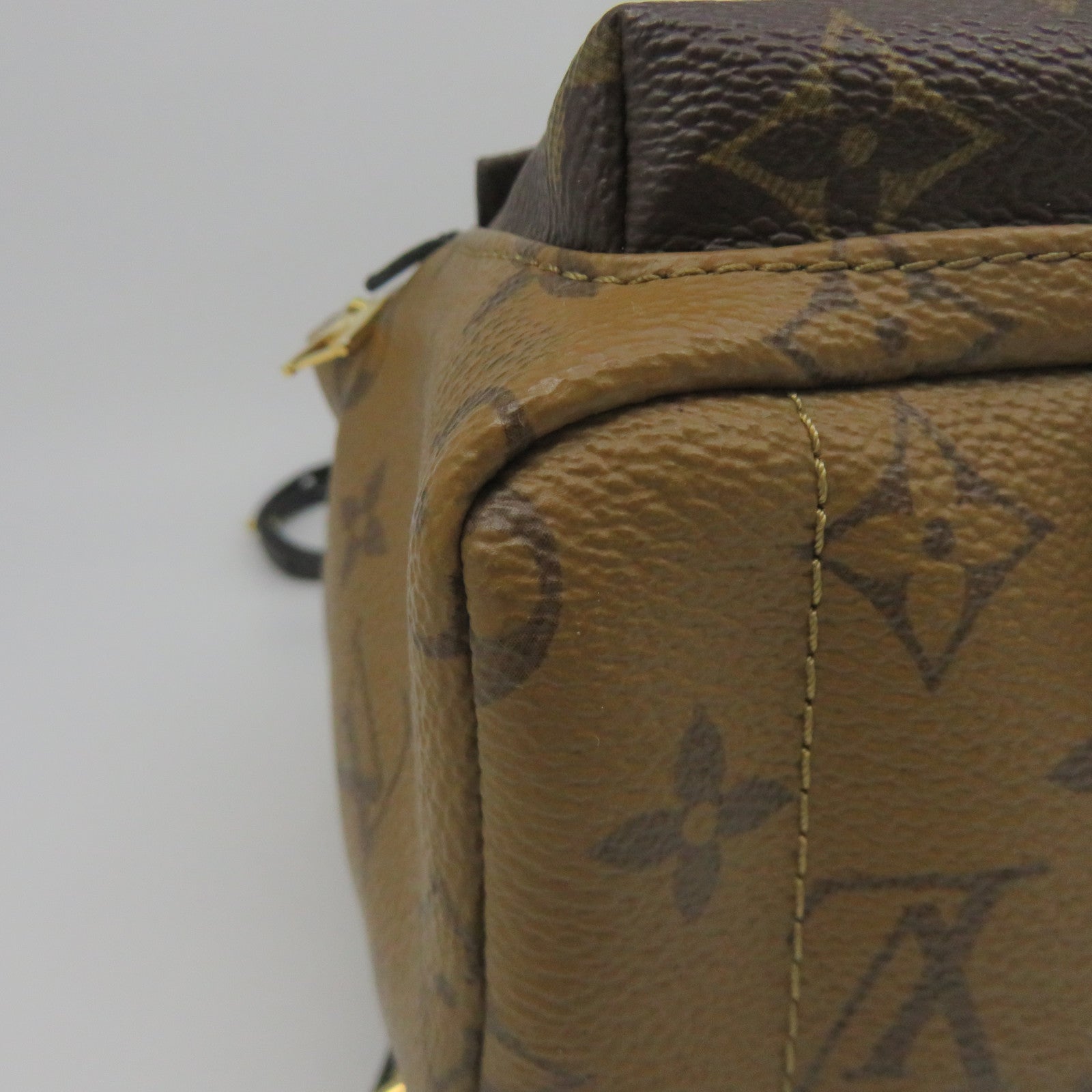 LOUIS VUITTON Monogram Plam Springs backpack Mini金扣肩背袋啡色