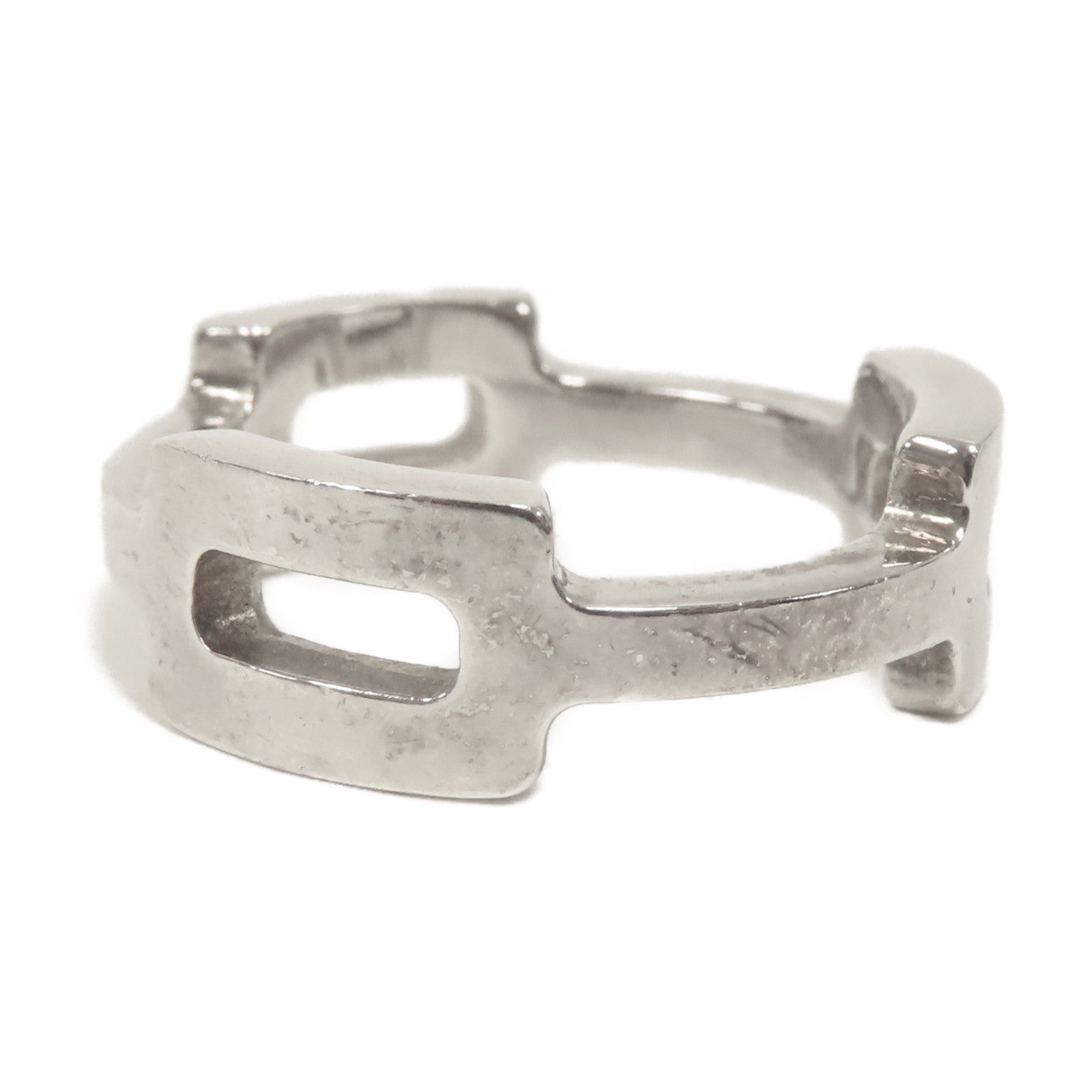 HERMES 925純銀Ring戒指Hermes#50 US#5