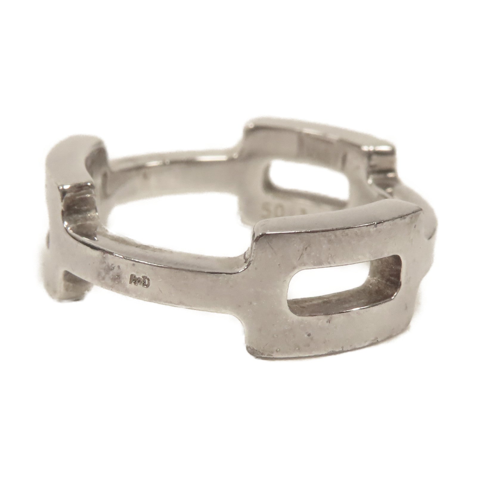 HERMES 925純銀Ring戒指Hermes#50 US#5