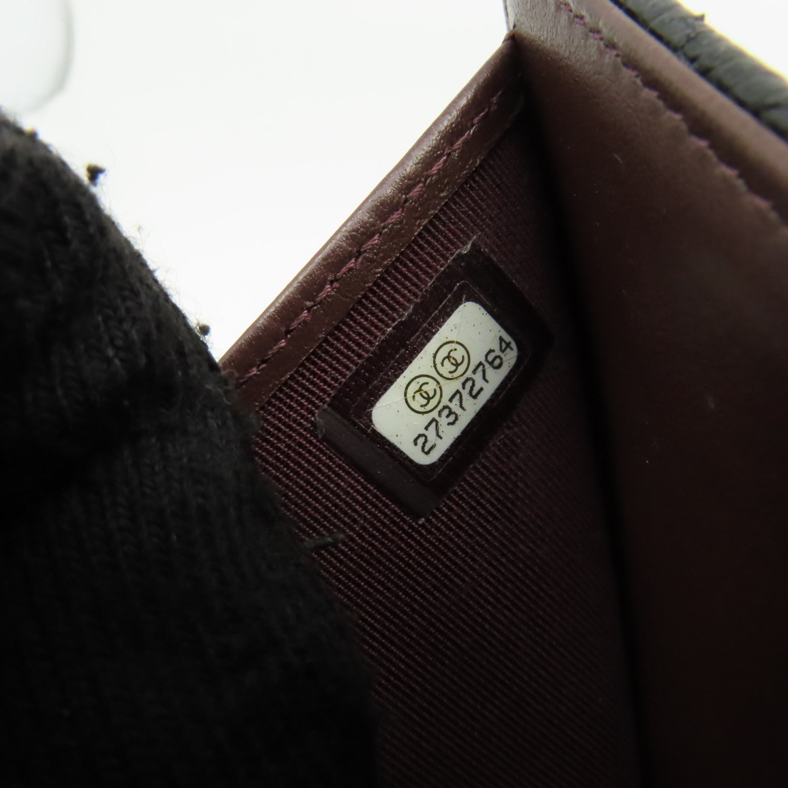CHANEL 菱格Caviar皮革Short Wallet金扣短錢包黑色