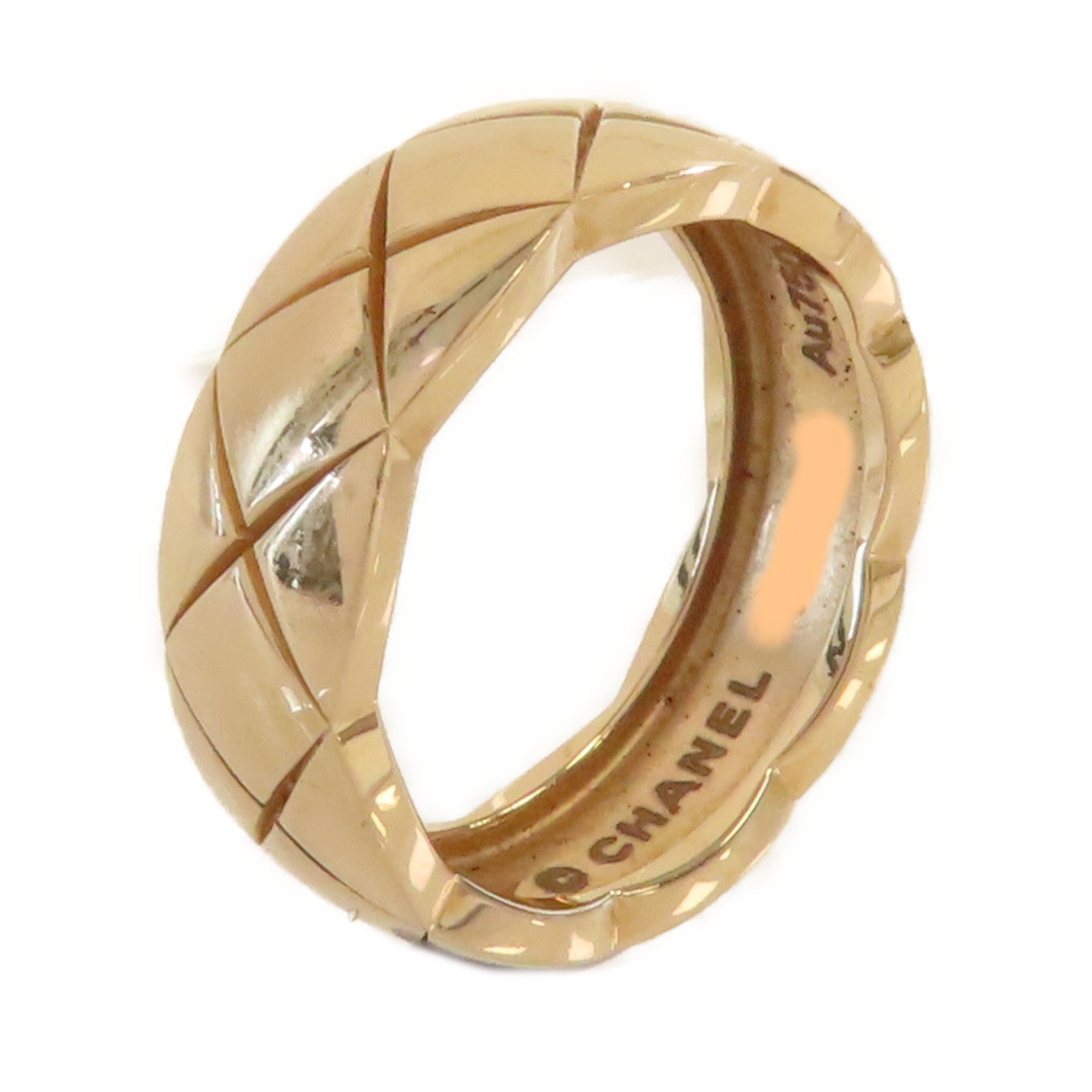 CHANEL 18K玫瑰金Co Co Crush Ring戒指#52/US#6.25