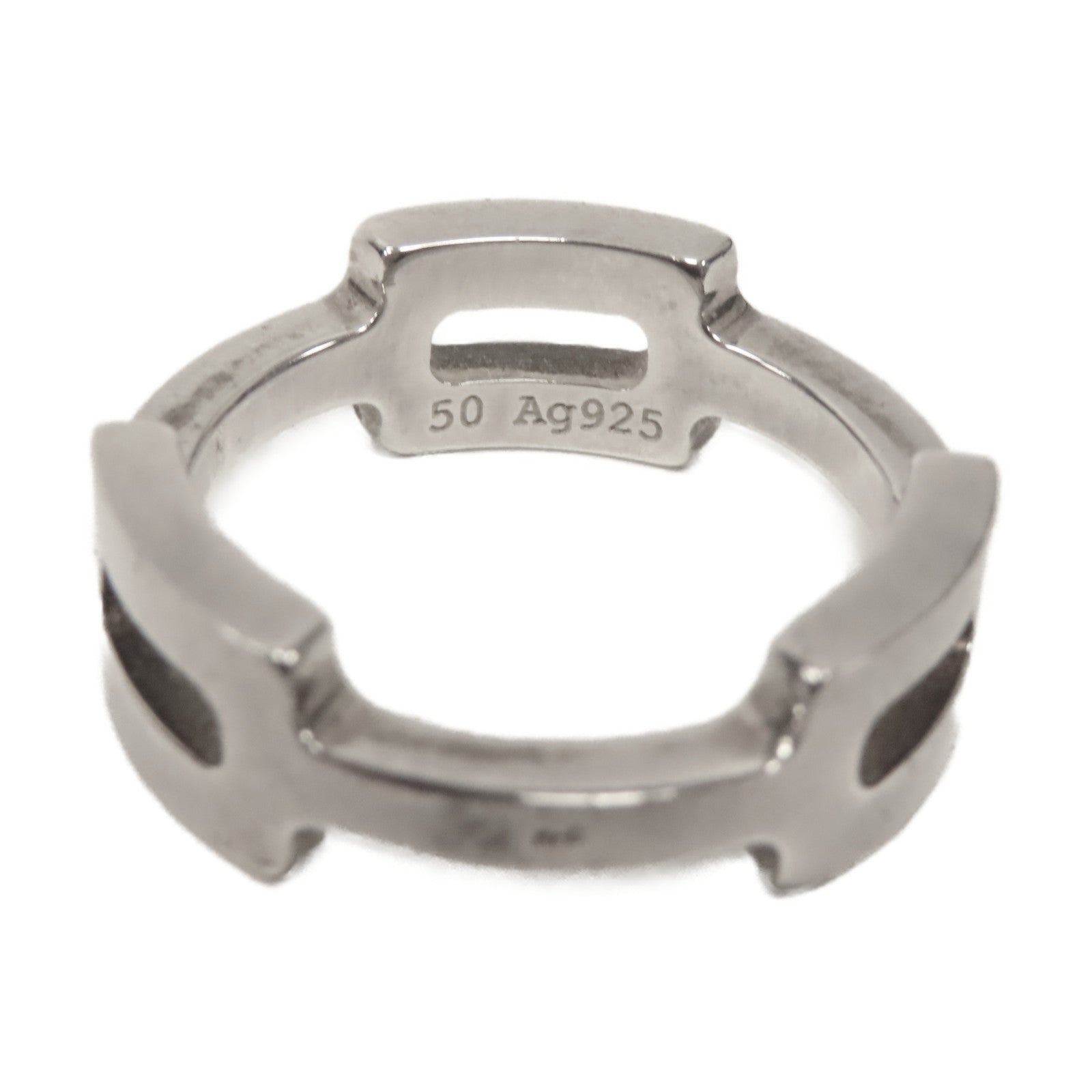 HERMES 925純銀Ring戒指Hermes#50 US#5