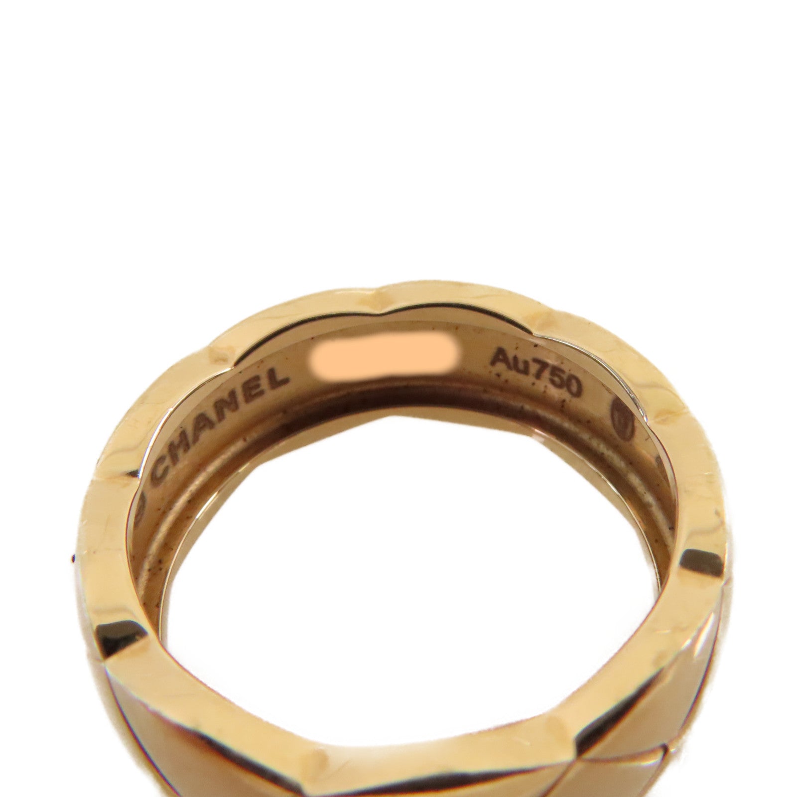 CHANEL 18K玫瑰金Co Co Crush Ring戒指#52/US#6.25