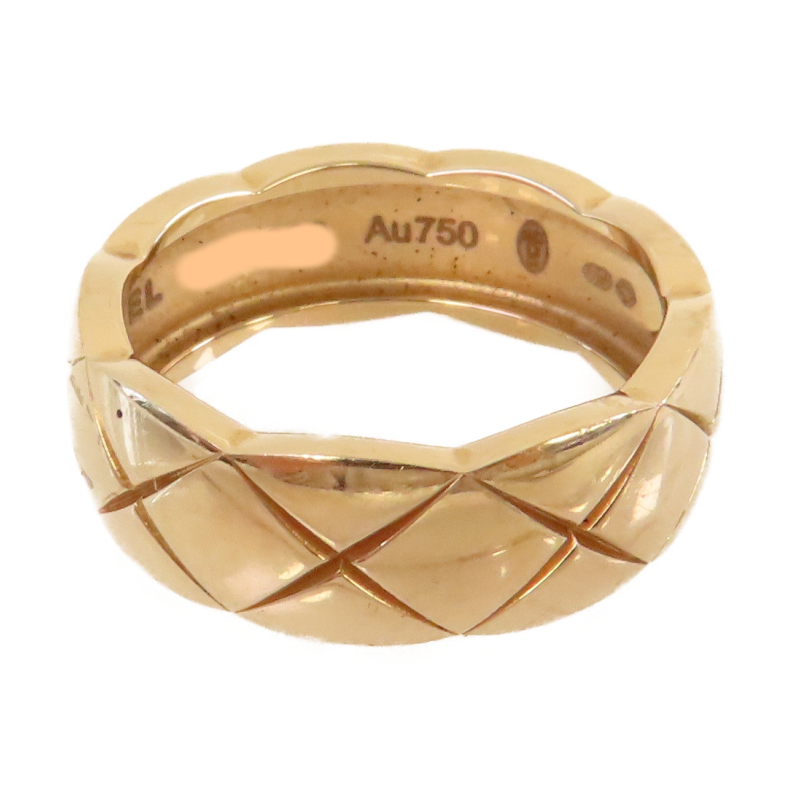 CHANEL 18K玫瑰金Co Co Crush Ring戒指#52/US#6.25