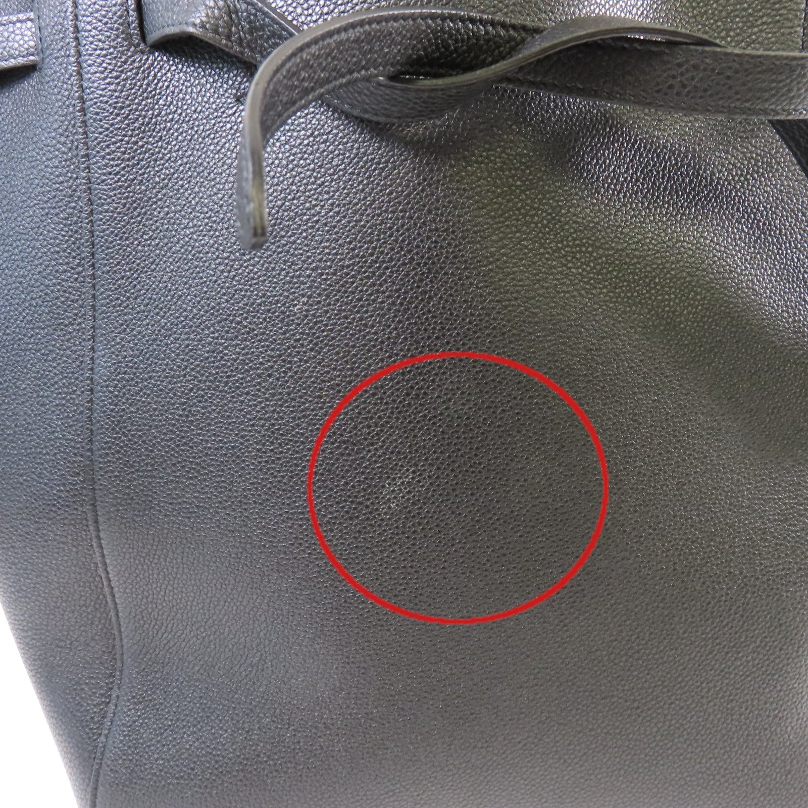 CELINE 牛皮皮革Cabas Phantom Tote Bag肩背袋黑色