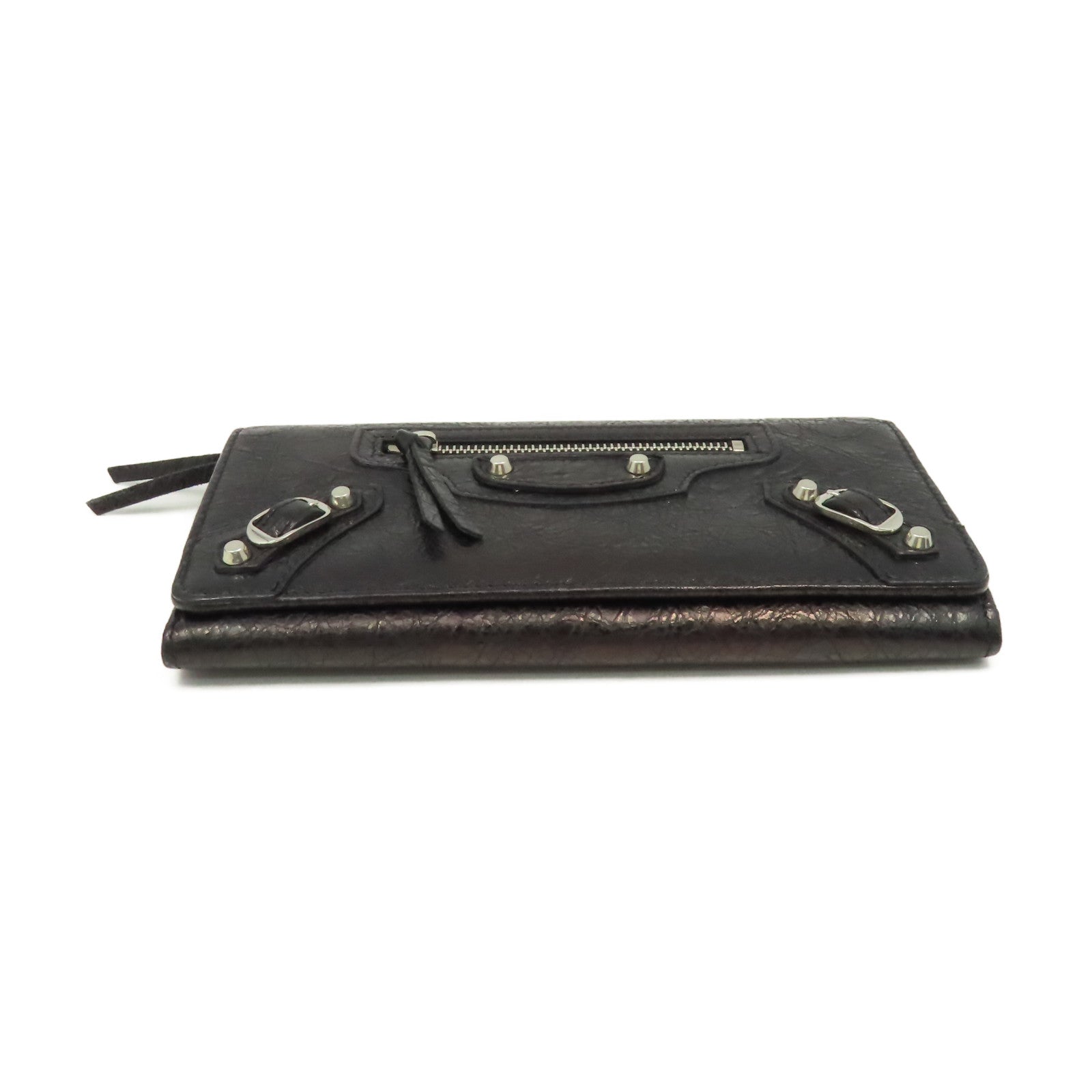 BALENCIAGA 牛皮皮革Long Wallet長錢包黑色