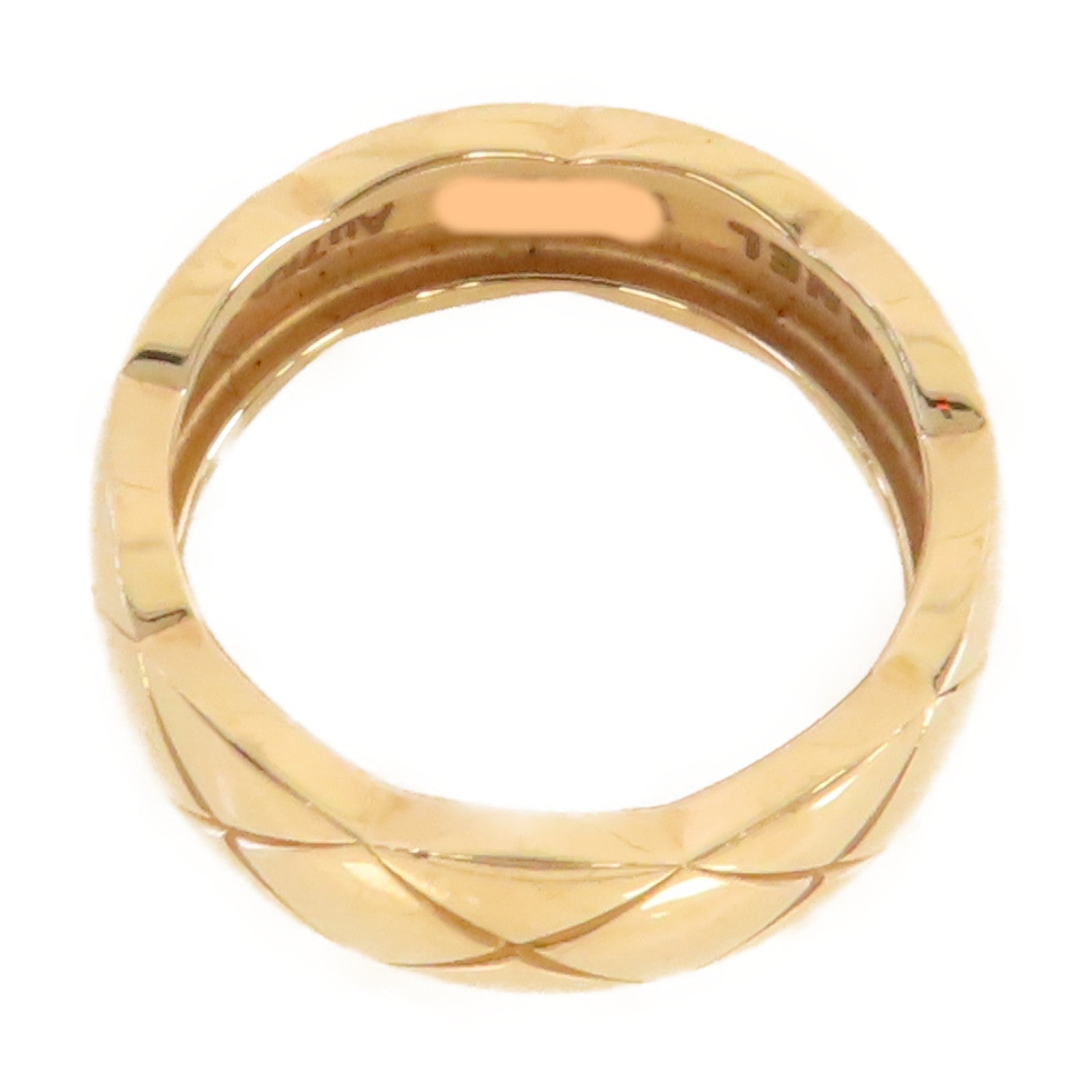 CHANEL 18K玫瑰金Co Co Crush Ring戒指#52/US#6.25