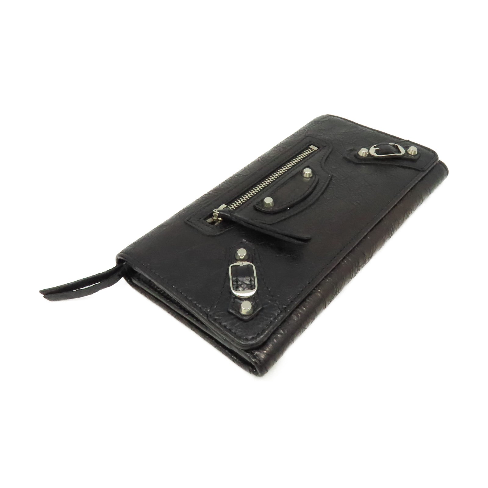 BALENCIAGA 牛皮皮革Long Wallet長錢包黑色