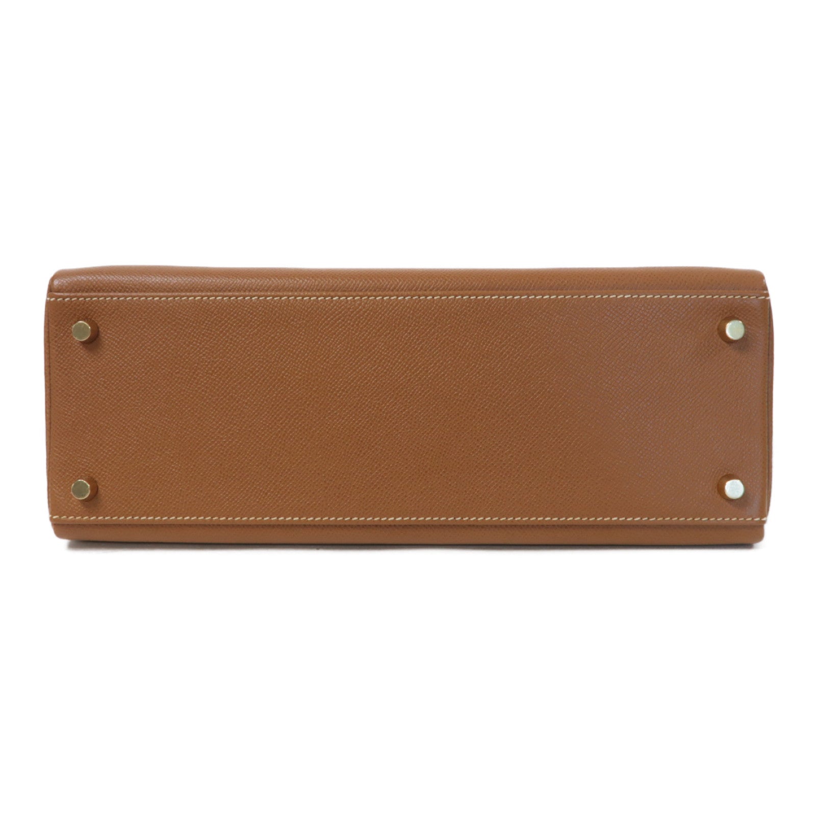 HERMES Epsom皮革Kelly 32金扣手挽肩背兩用袋啡色