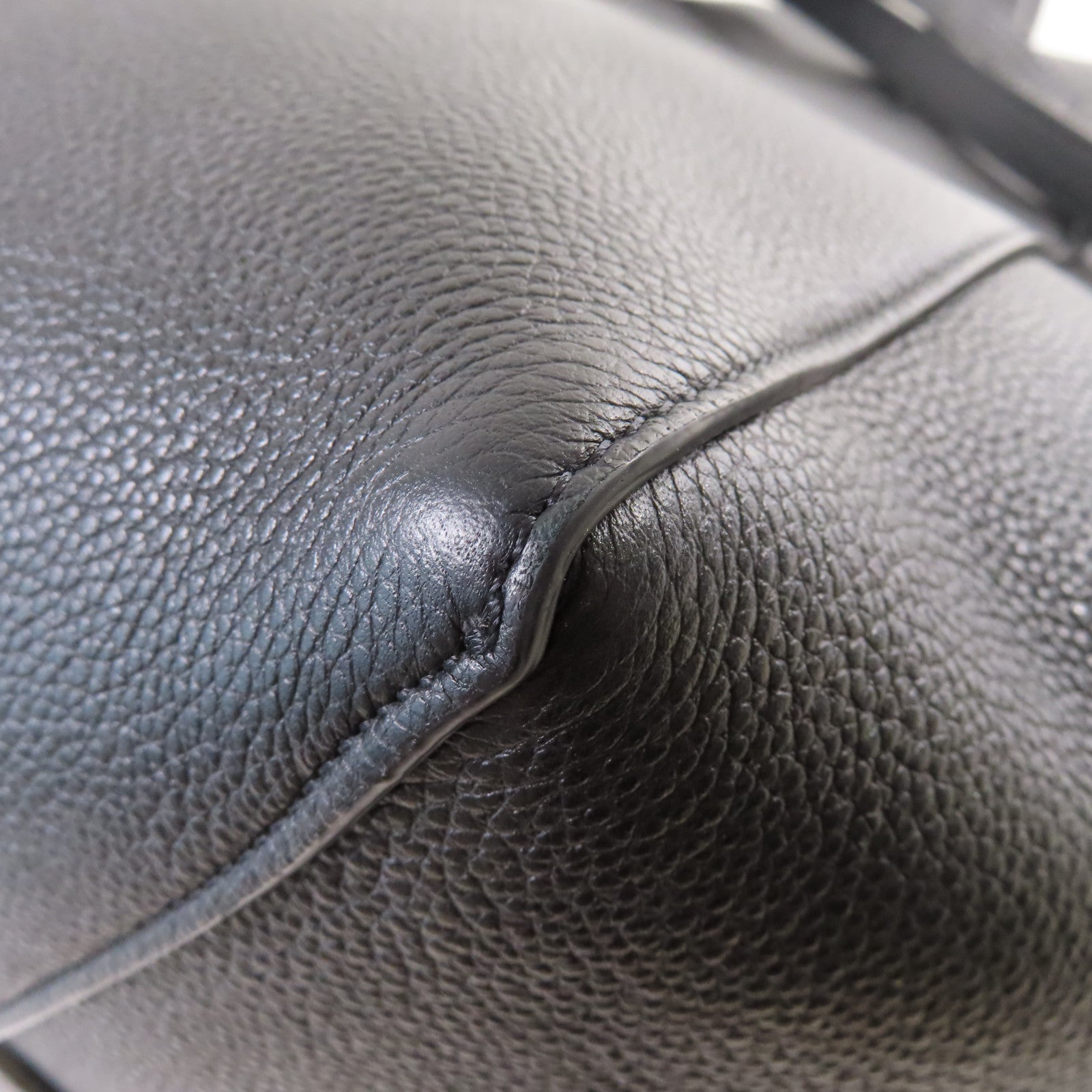 CELINE 牛皮皮革Cabas Phantom Tote Bag肩背袋黑色