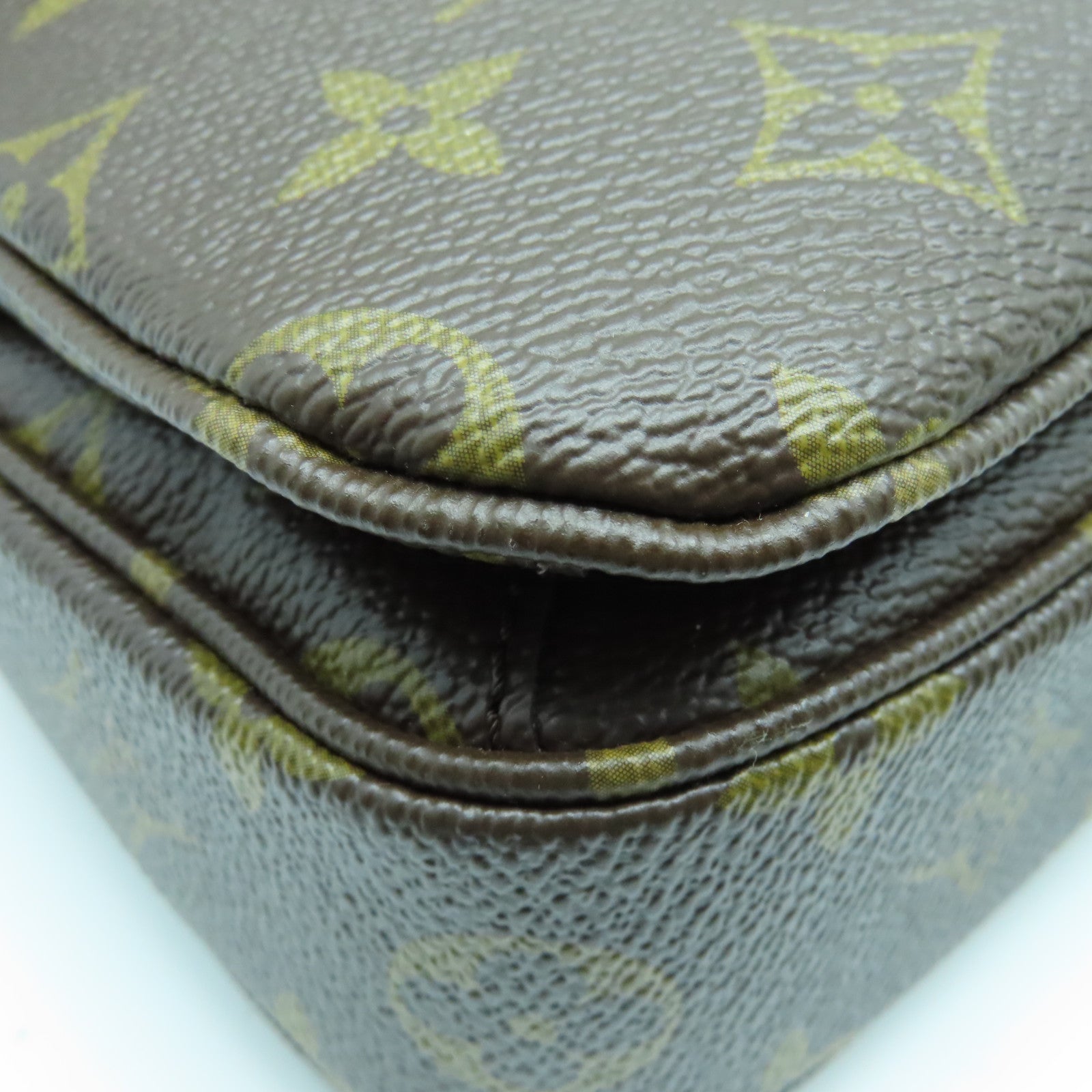 LOUIS VUITTON Monogram Pochette Metis金扣手挽肩背两用袋啡色